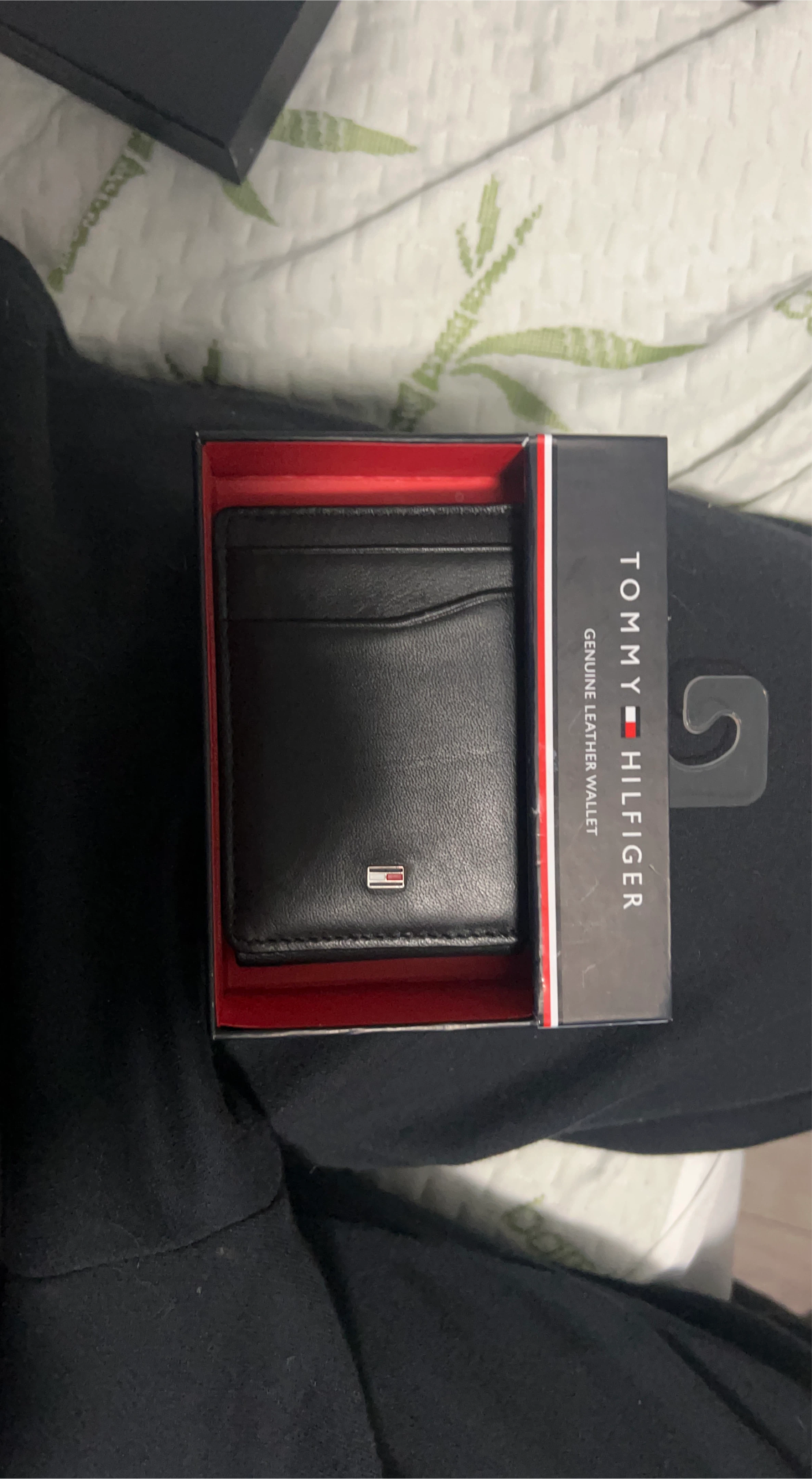 Tommy Hilfiger Genuine Leather Wallet - Black