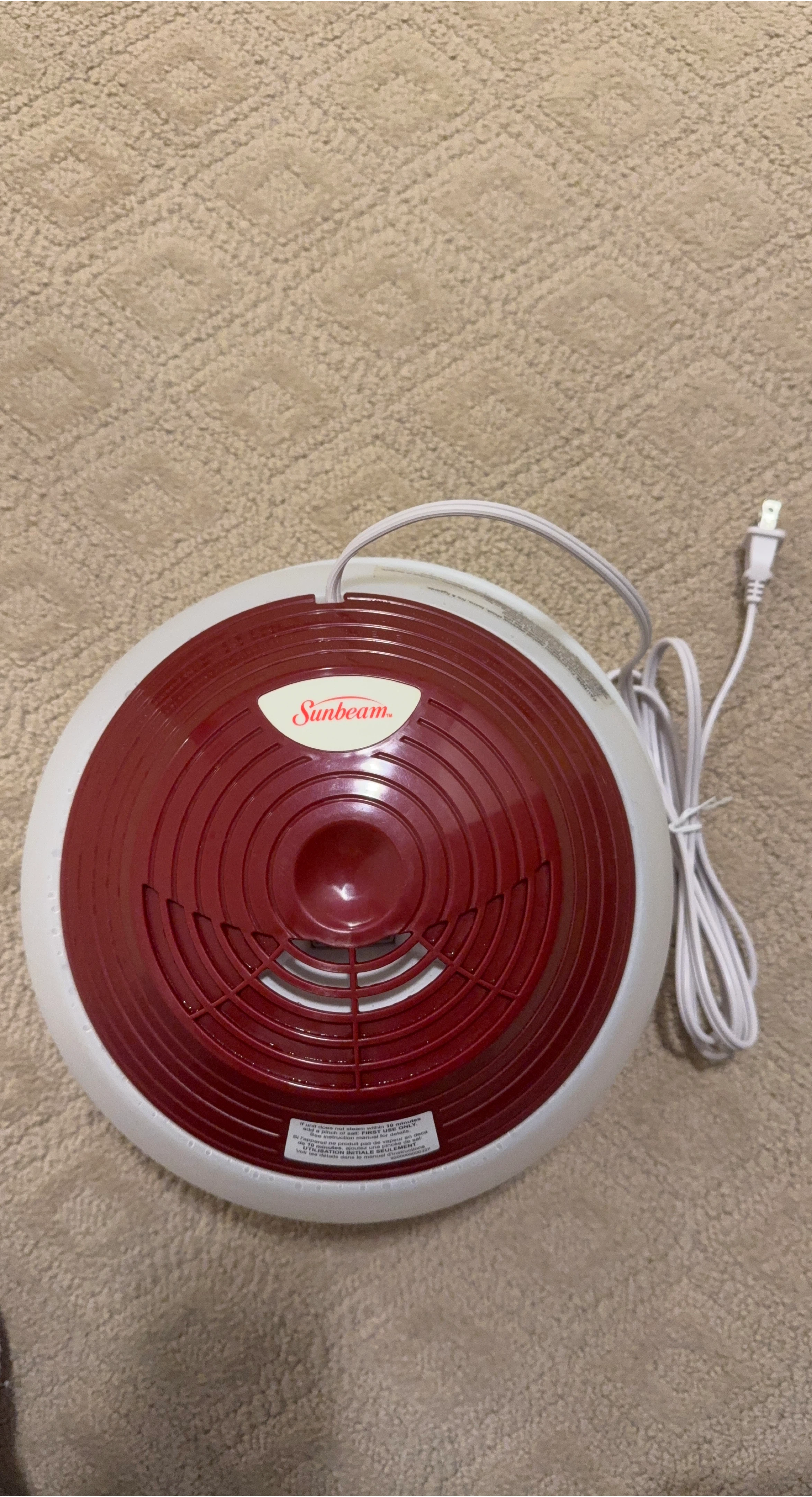 Sunbeam Humidifier