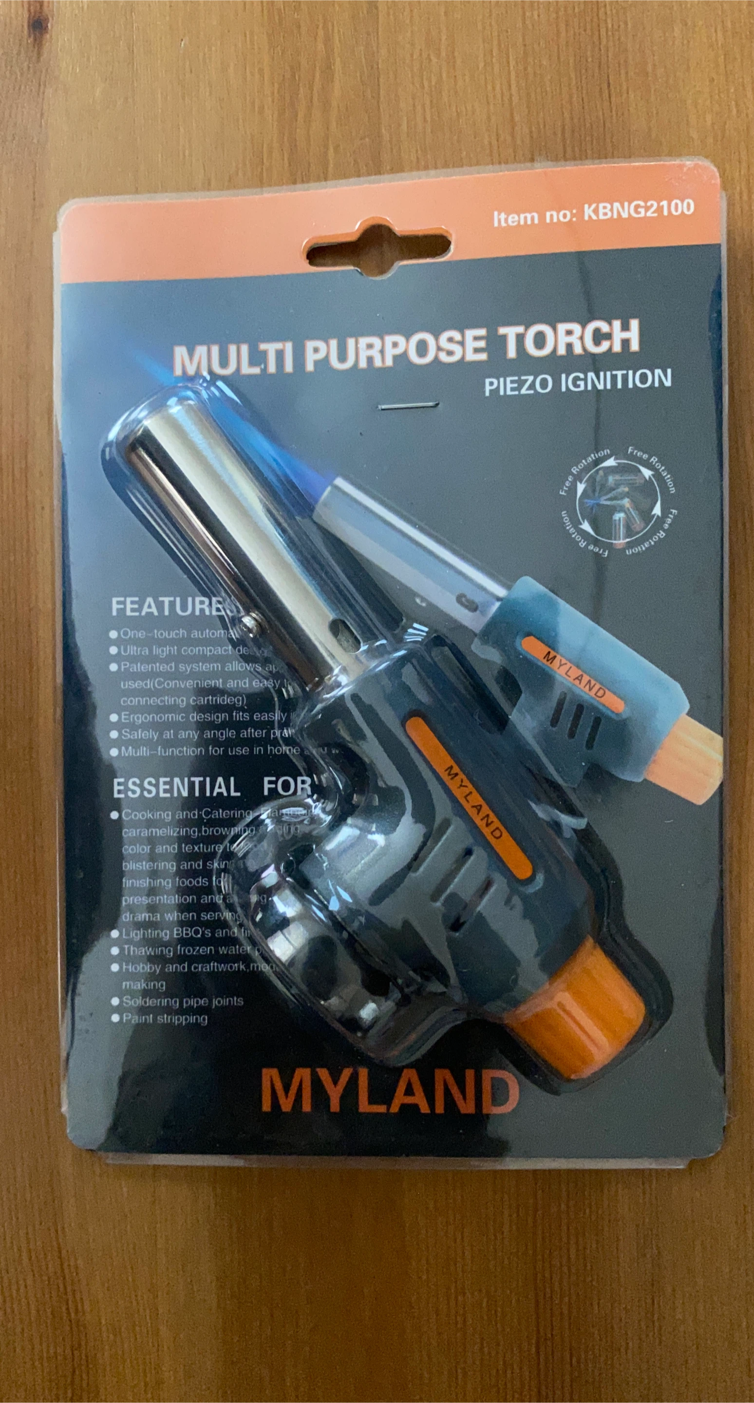 Myland Multi Purpose Torch with Piezo Ignition