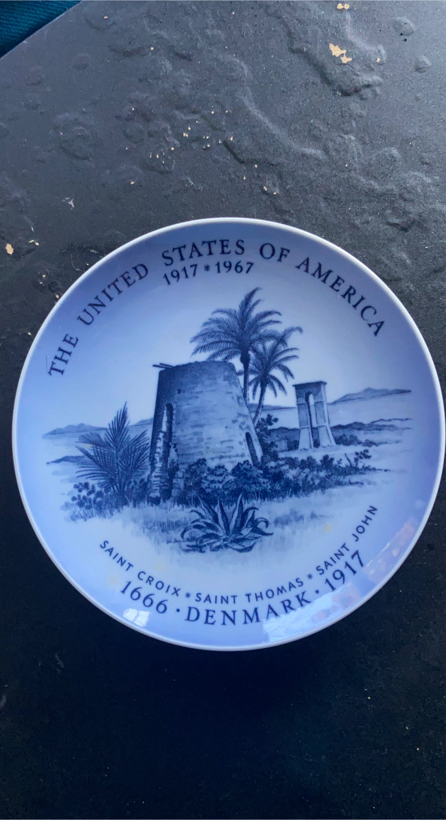 United States of America Decorative Plate