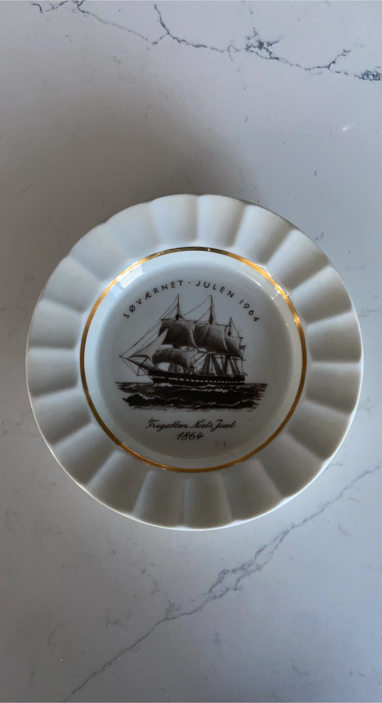 Søværnet Julen 1964 Commemorative Plate