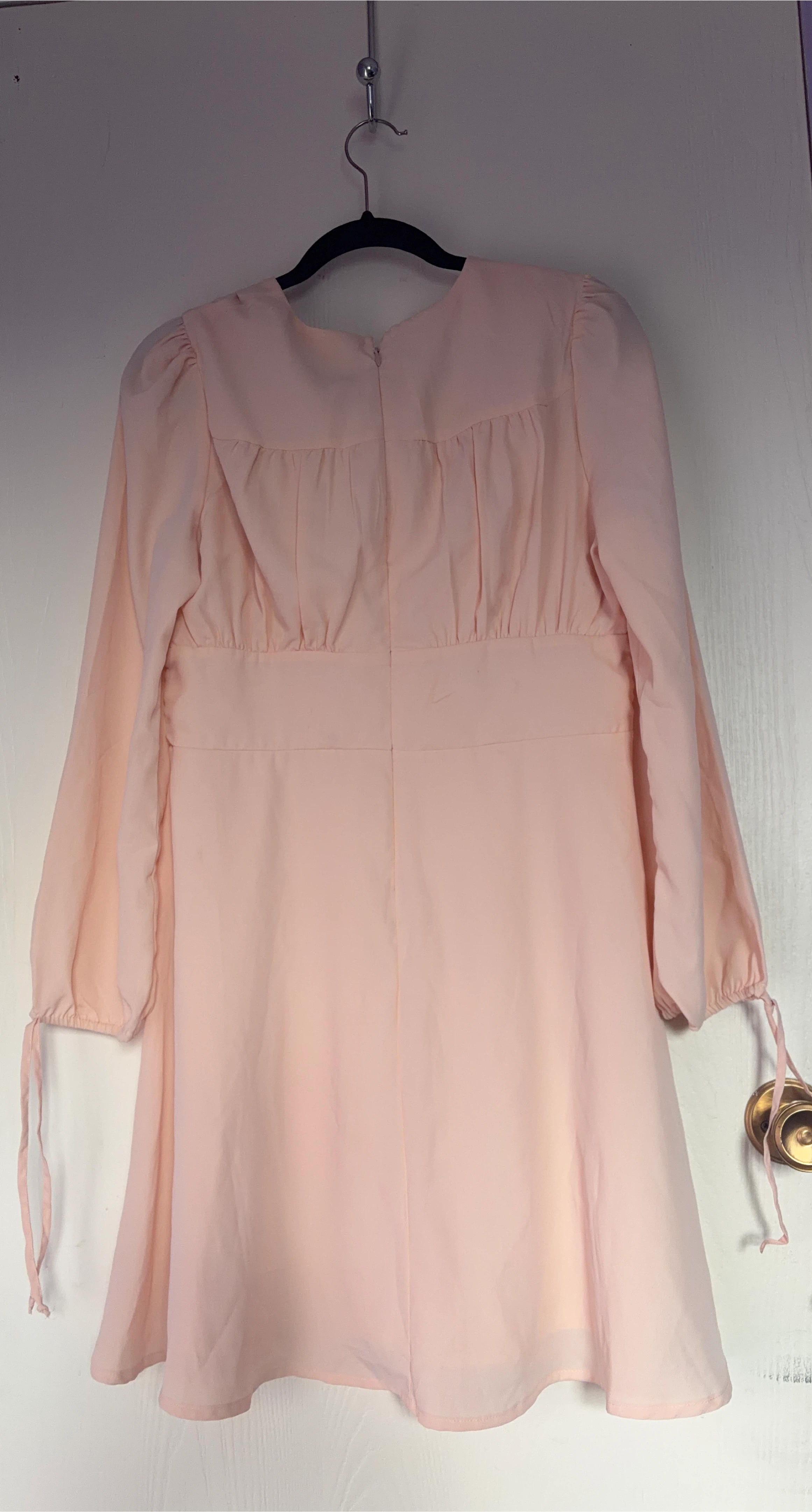 Guess Peach Lace-Up Mini Dress size Large