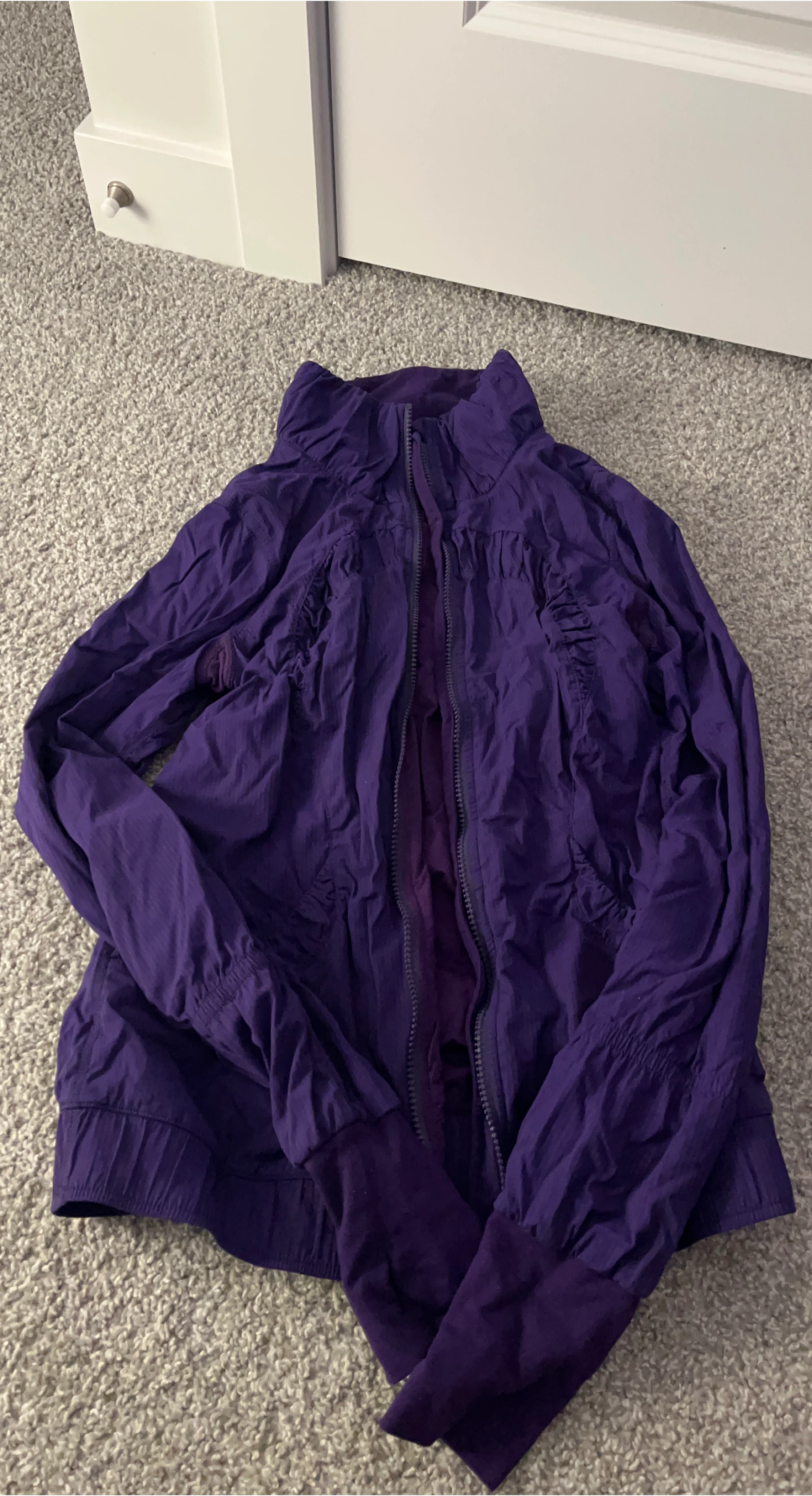 Purple Full Zip Jacket Lulu lemon