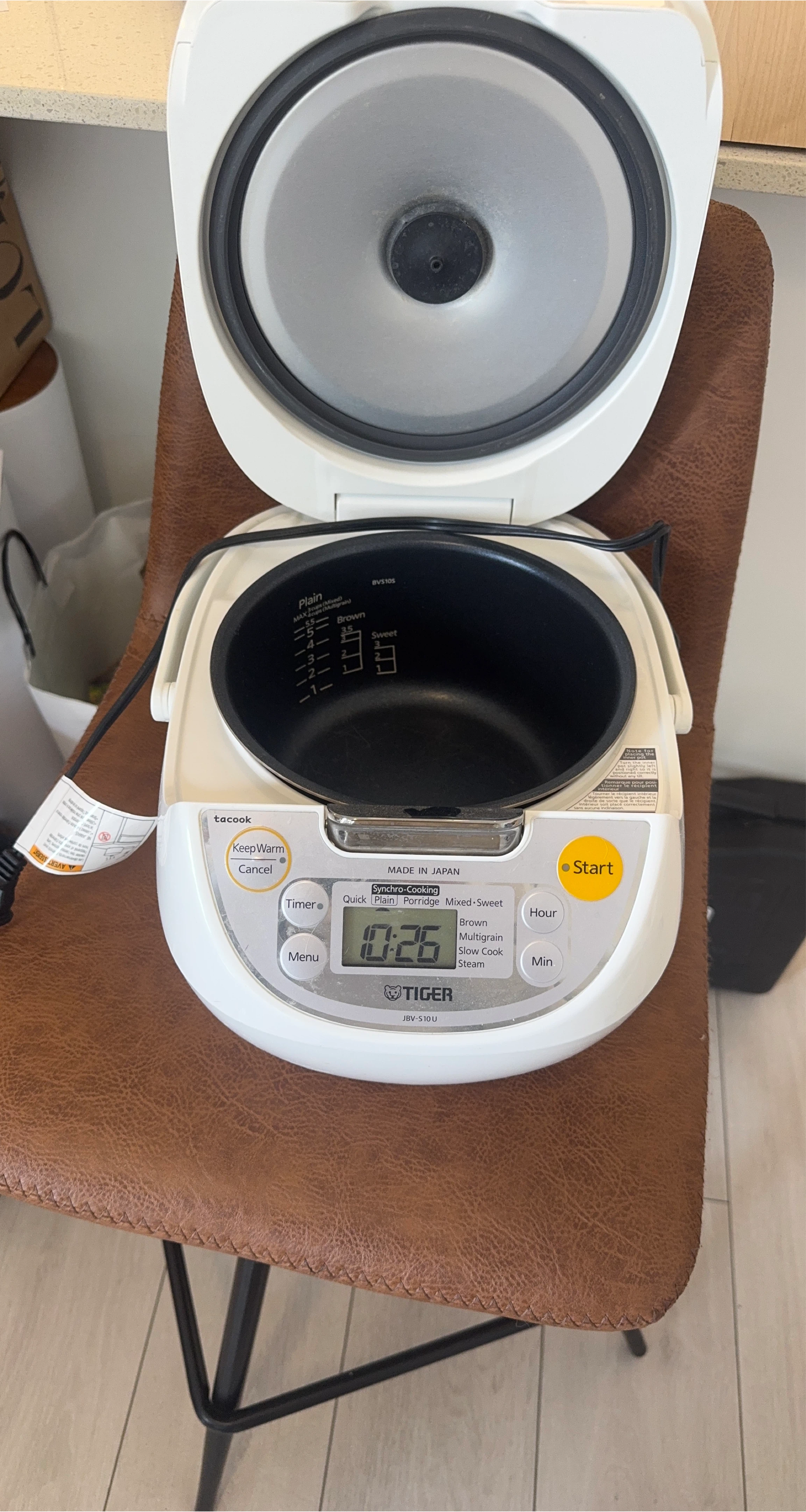 Tiger JBV-S10 U Rice Cooker