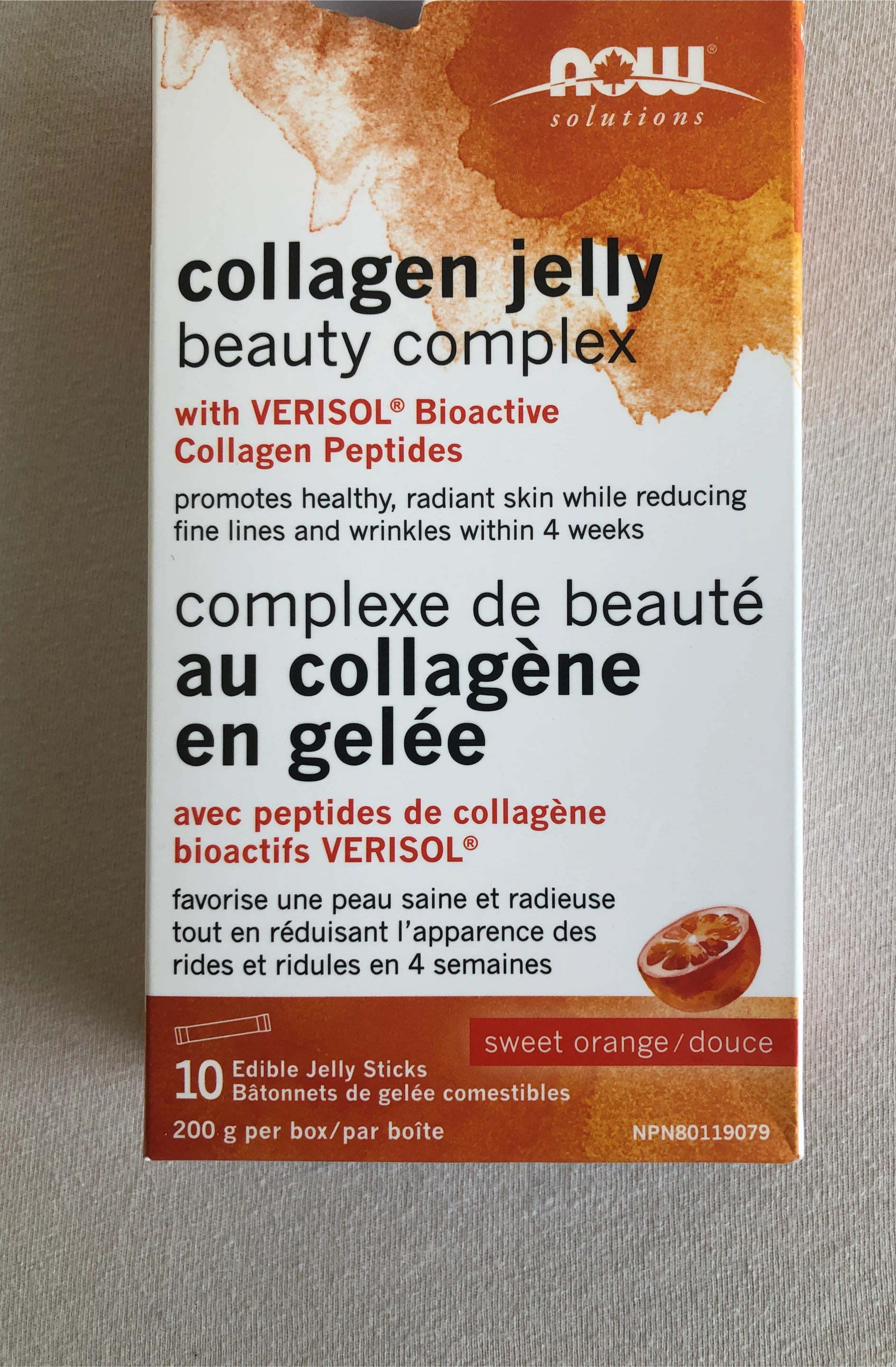 NOW Solutions Collagen Jelly Beauty Complex - Sweet Orange