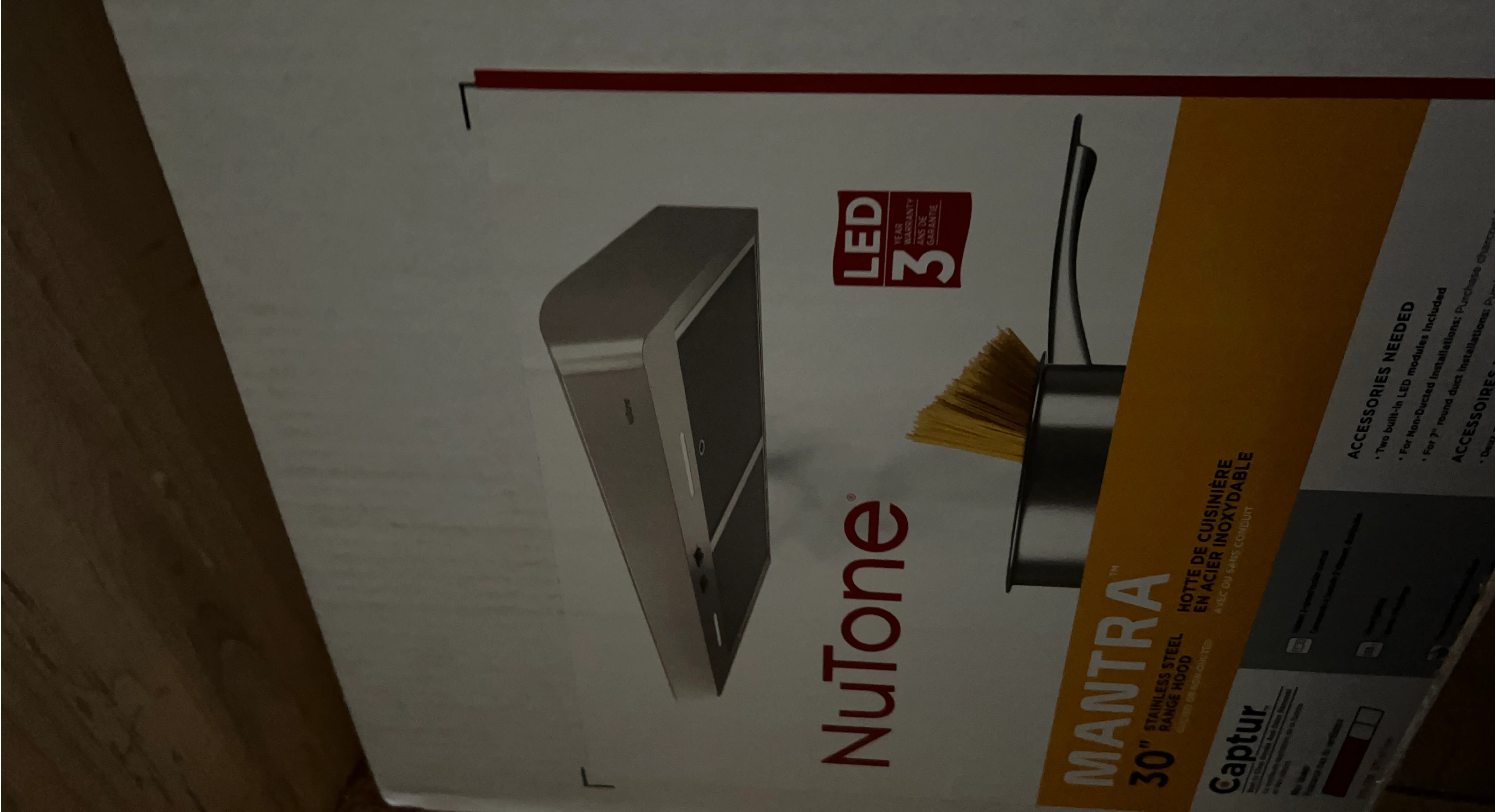 NuTone Mantra 30" Stainless Steel Range Hood