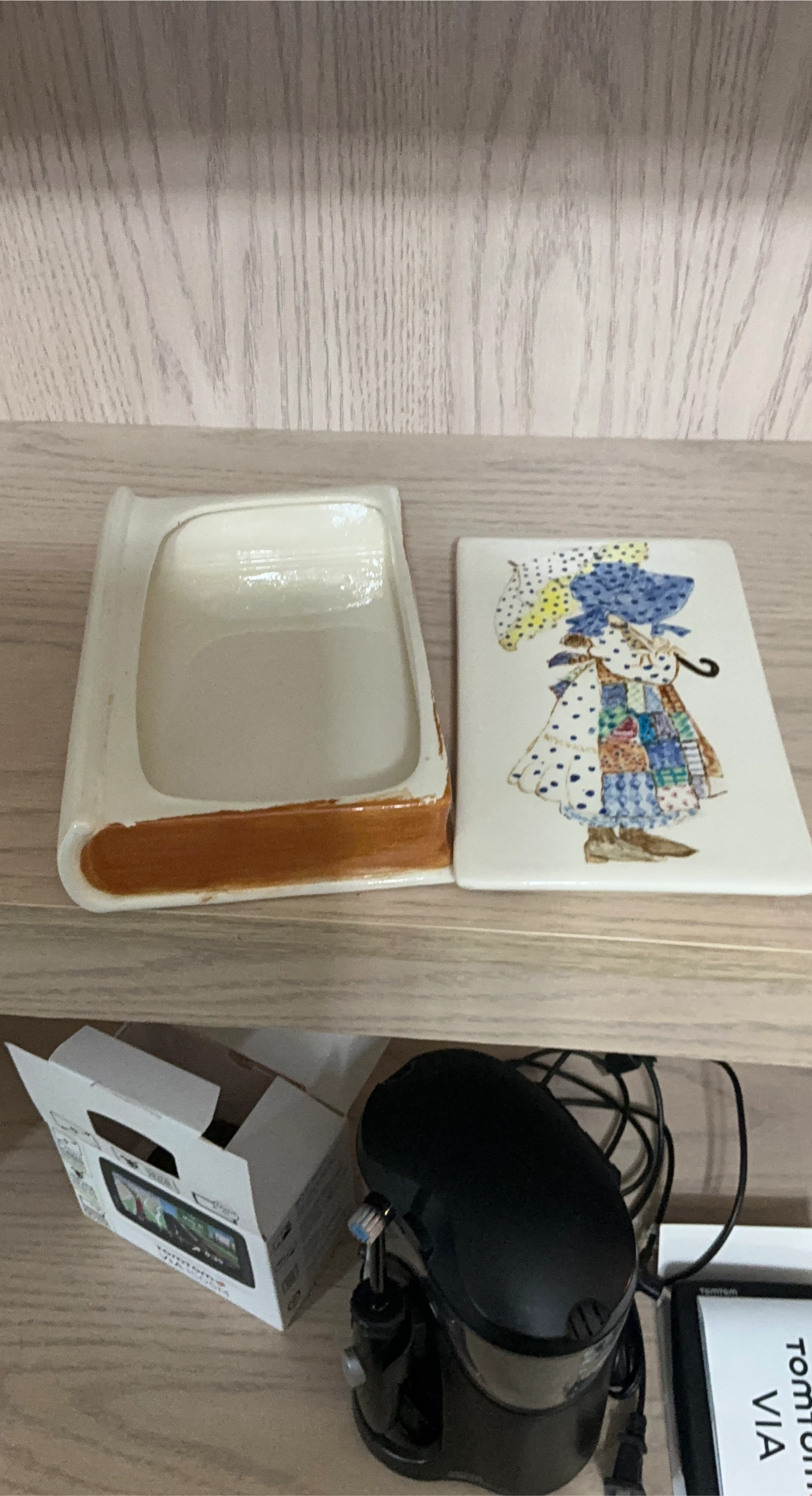 Ceramic Book Box with Doll Design