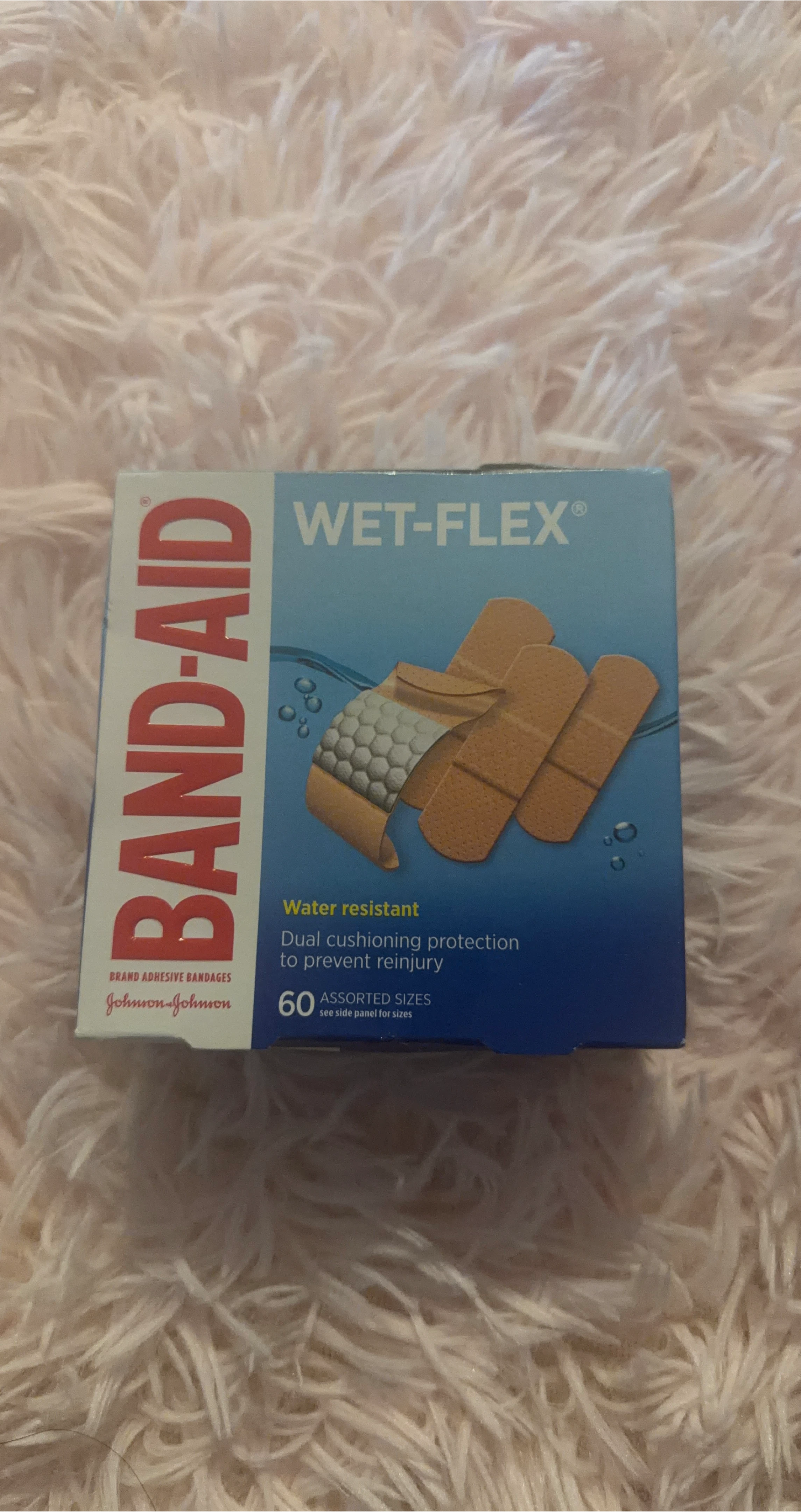 BAND-AID Waterproof Adhesive Bandages - 60 Assorted Sizes