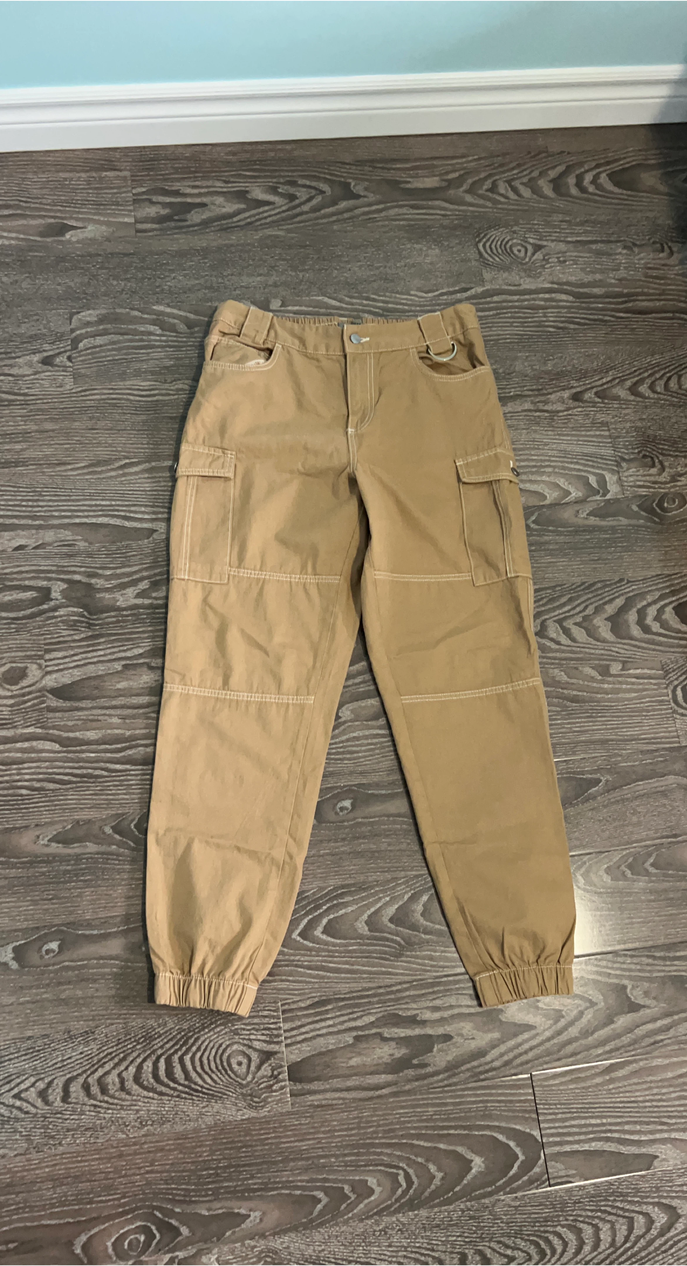 CLOCKHOUSE tan cargo pants
