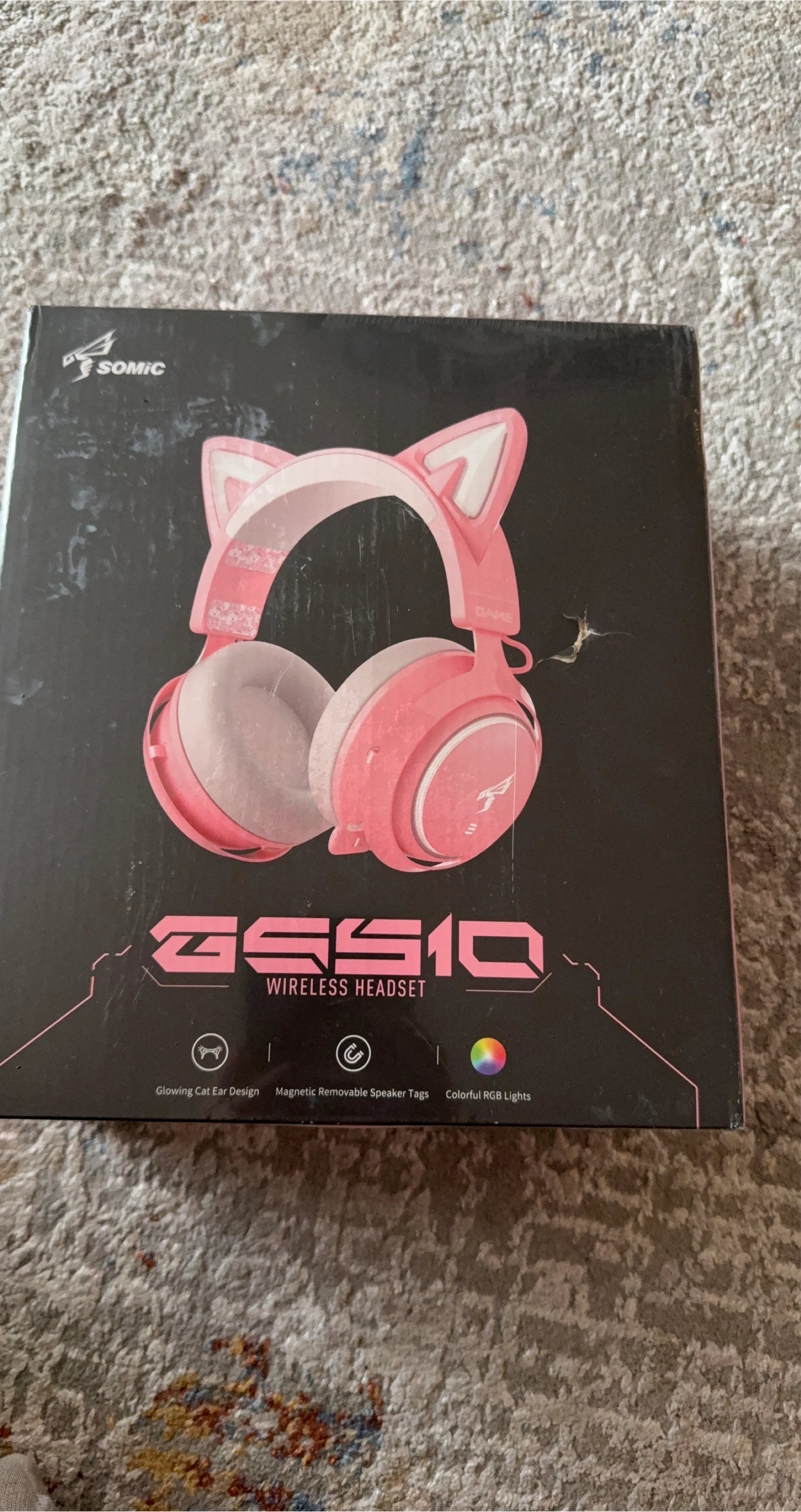 Somic GSS10 Wireless Headset - Pink