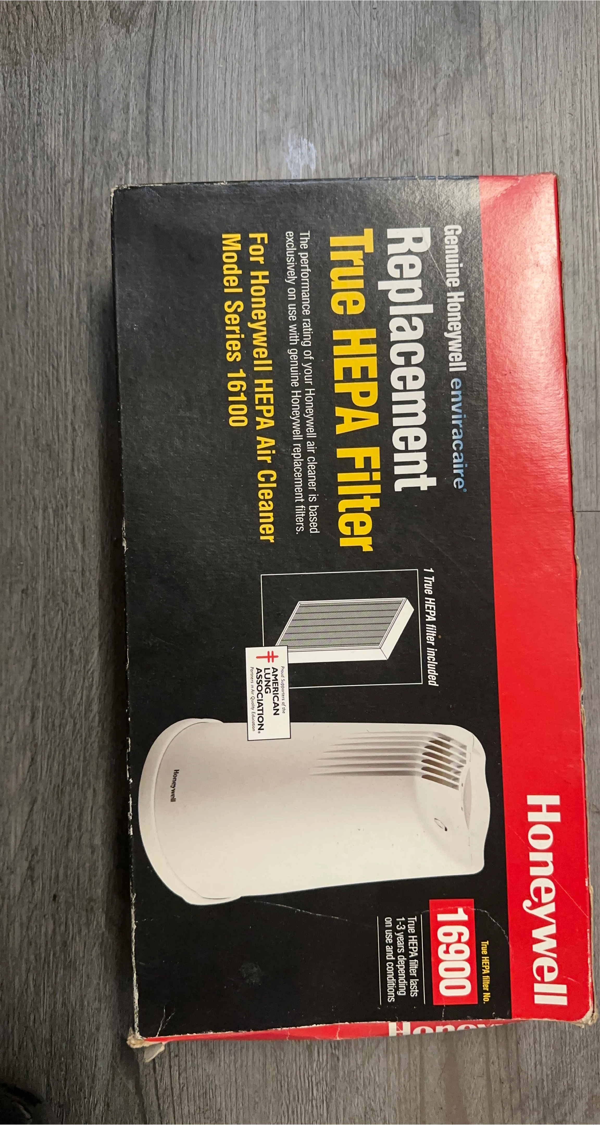Honeywell Genuine Hepa Air Filter for Model 16100