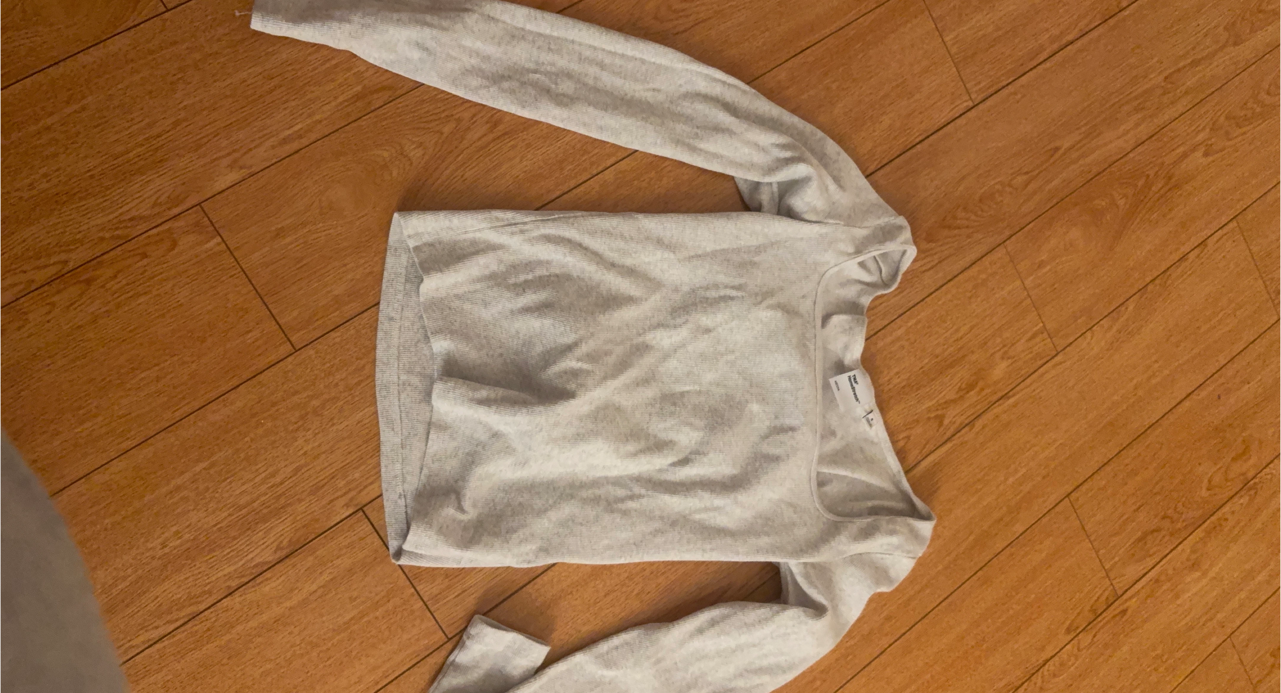 ARITZIA TNA HomeStretch Ribbed Long Sleeve Top