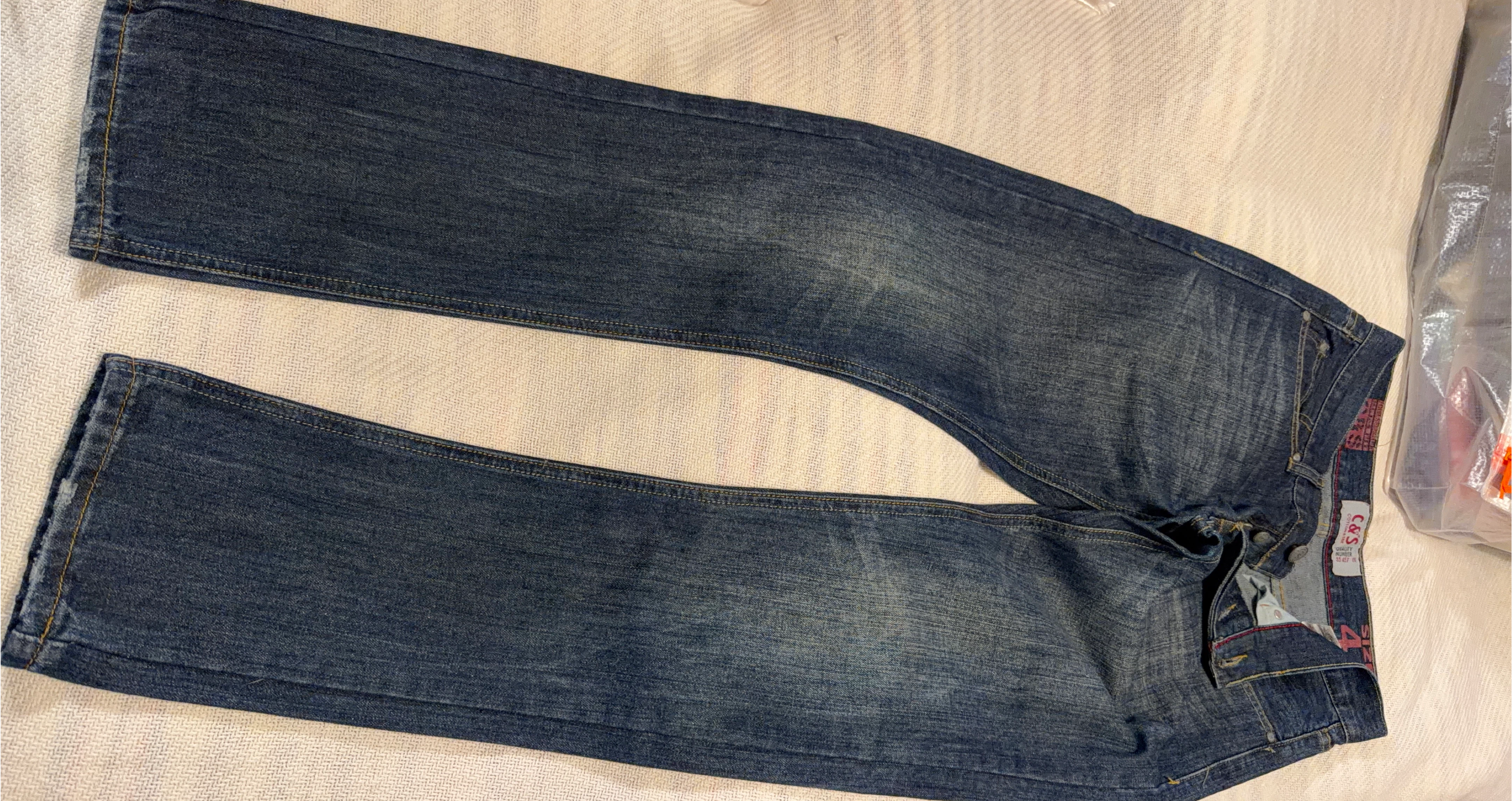 C&S Cotton & Silk Jeans Size 44