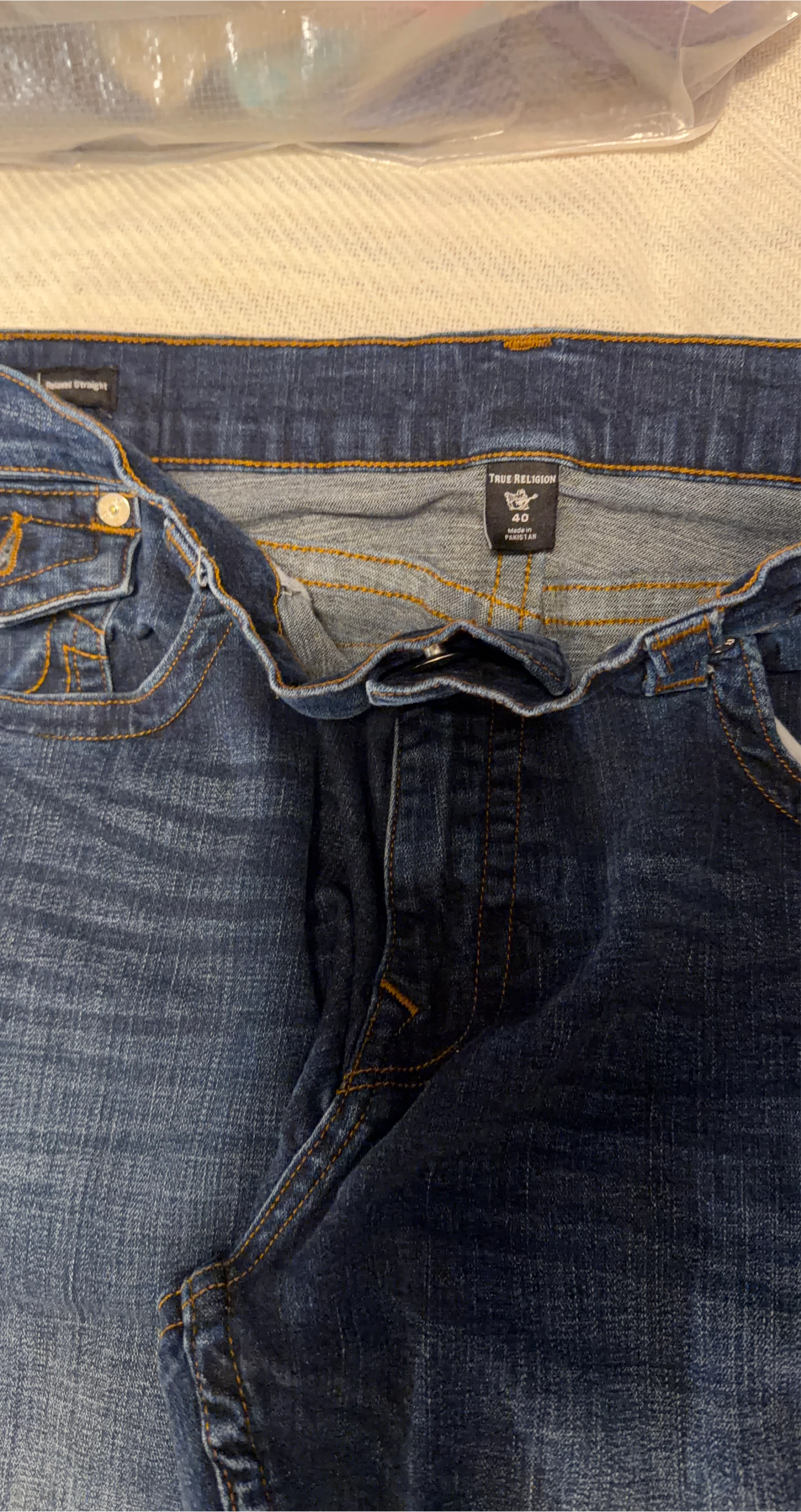 True Religion Straight Leg Jeans