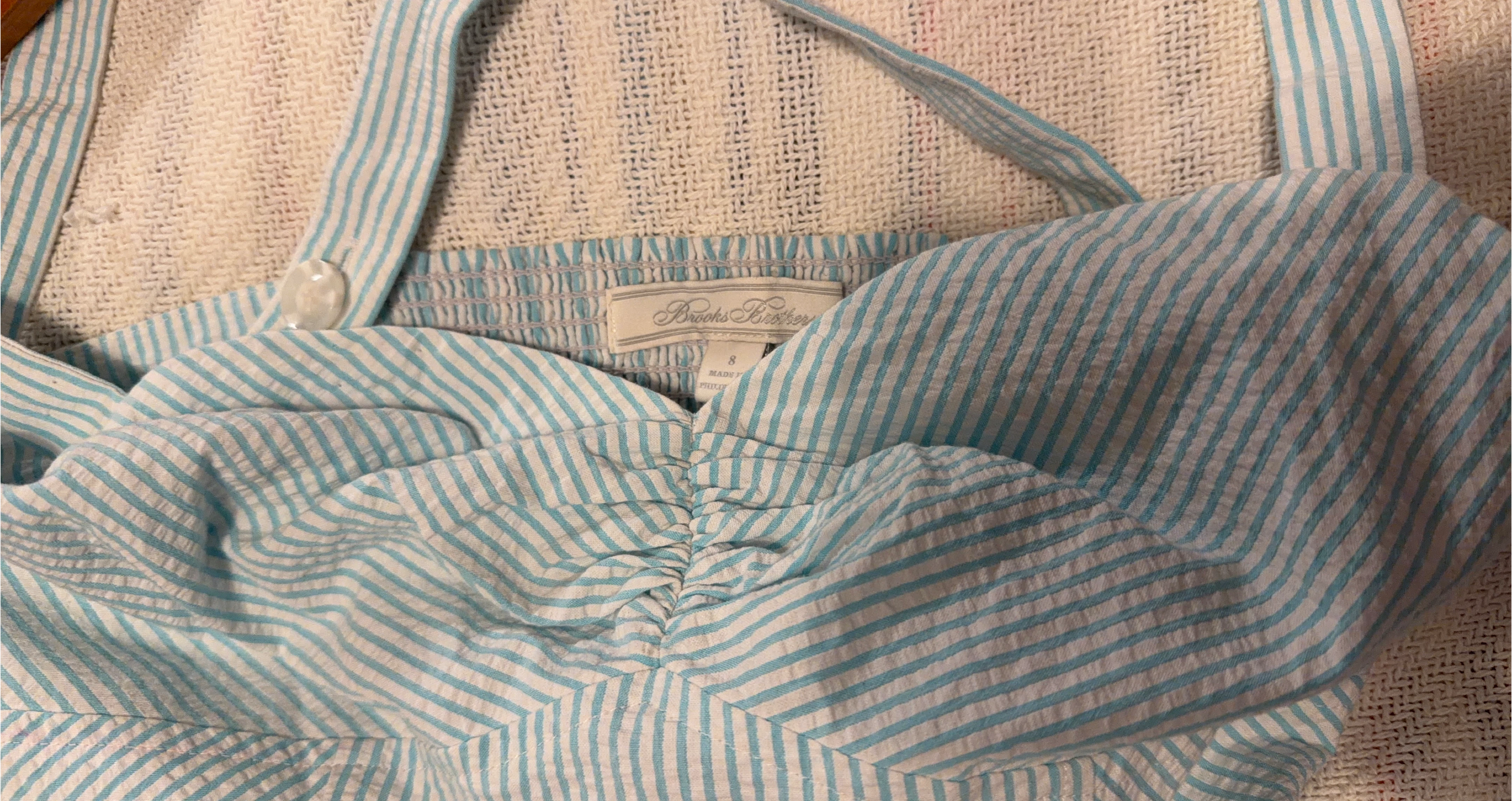 Brooks Brothers Seersucker Sundress Size 8