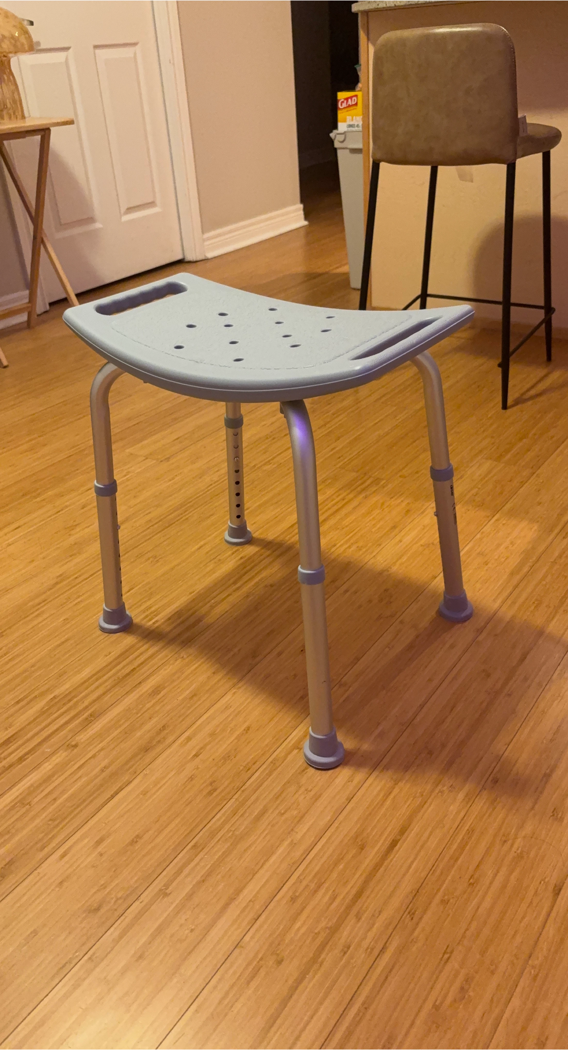 Adjustable Height Shower Chair Bench
