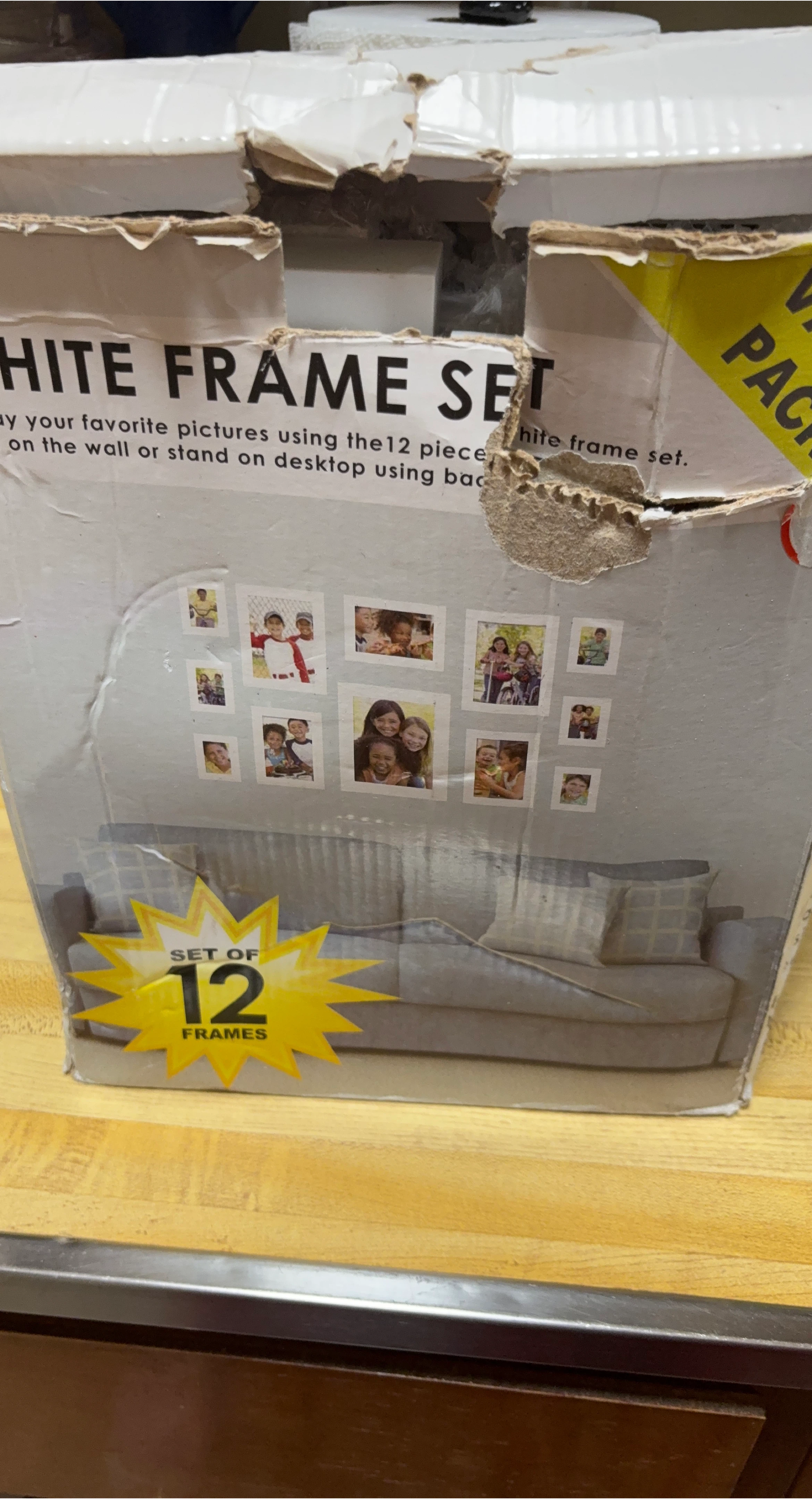 White Frame Set - Set of 12 Frames