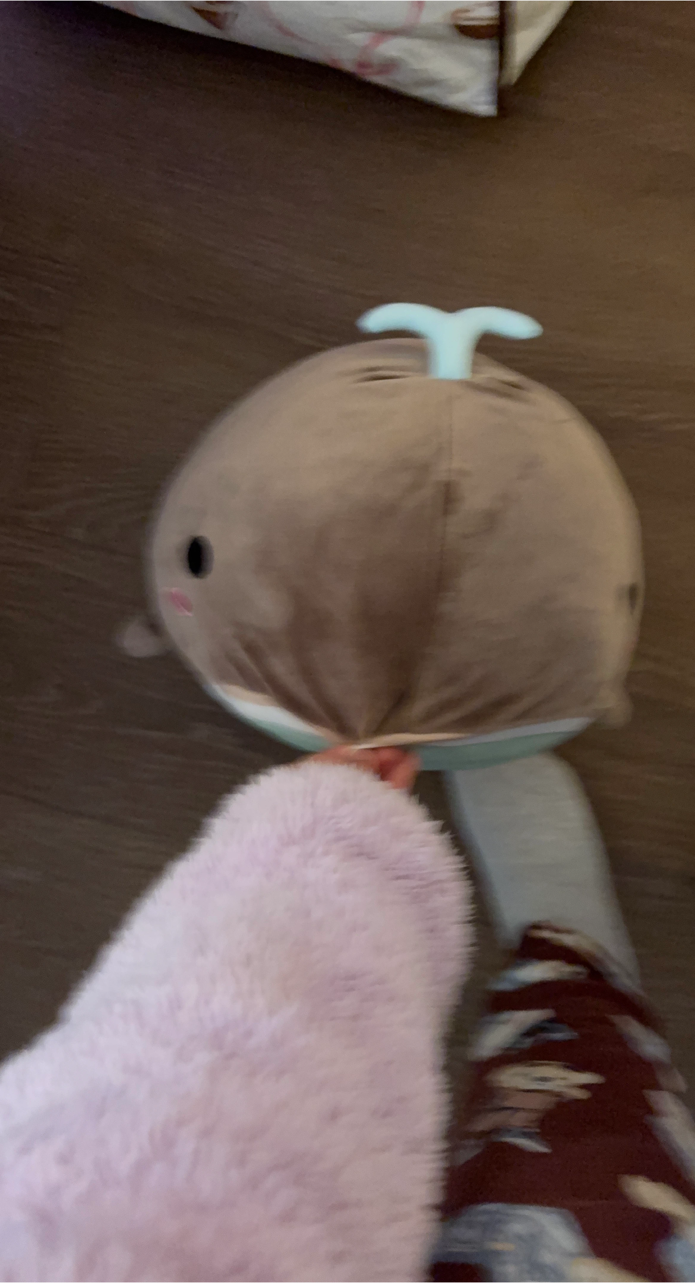 Plush whale toy