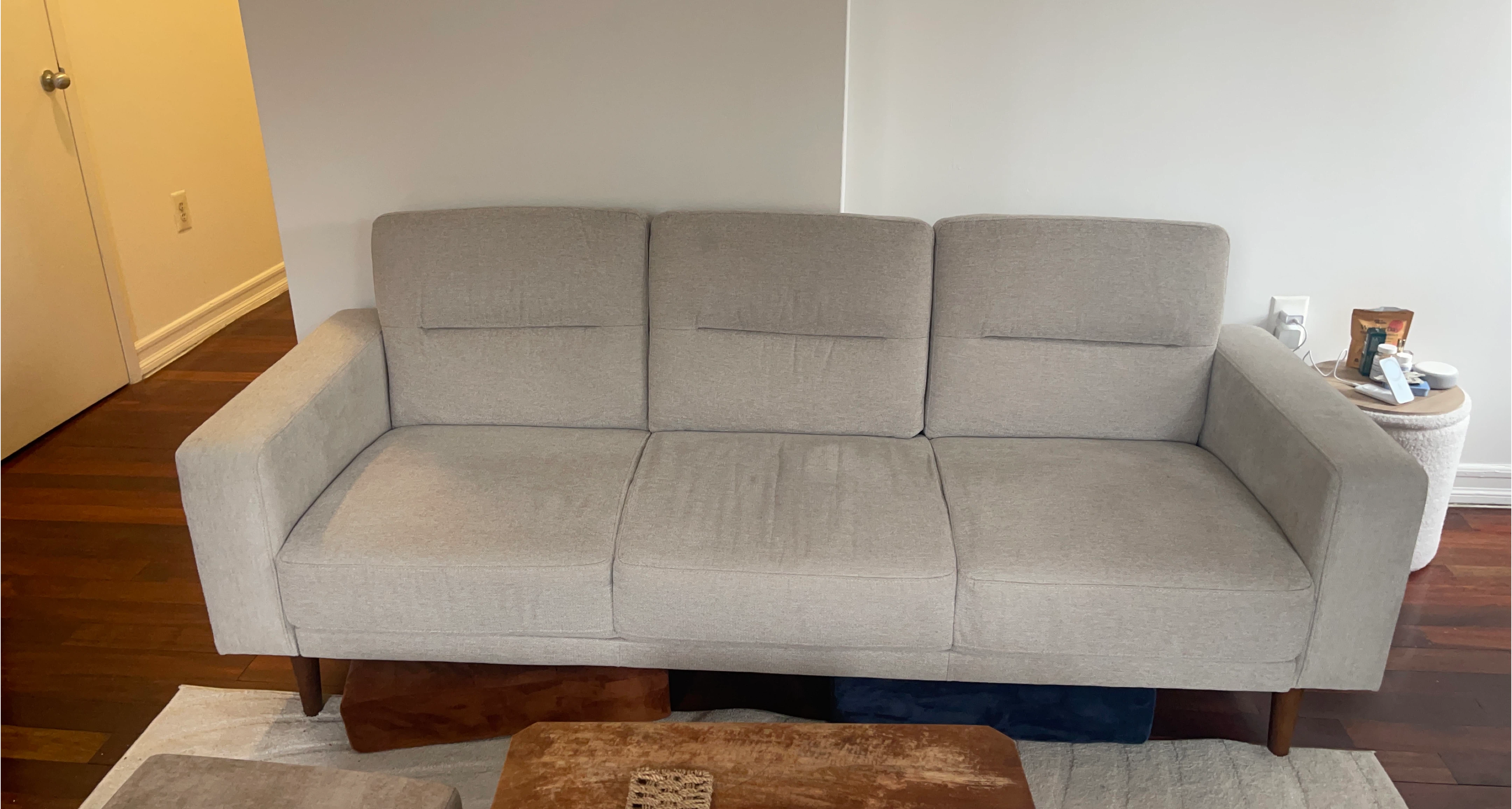 Light Beige 3-Seater Sofa