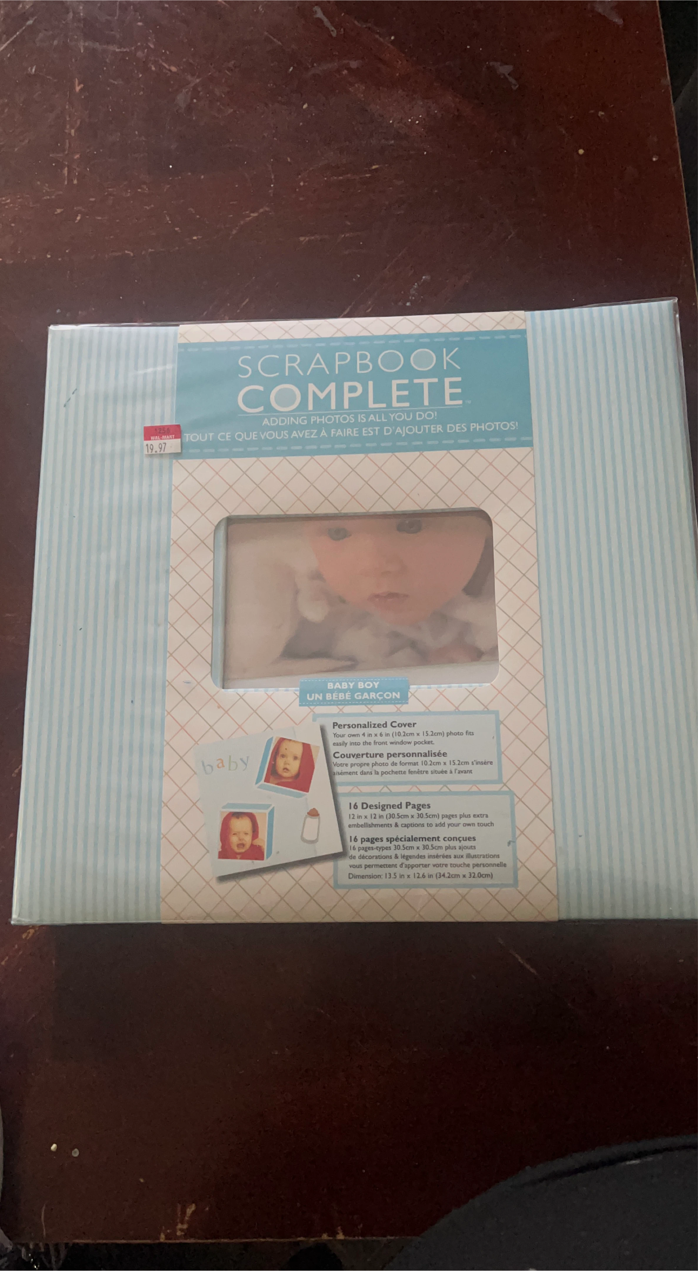 Scrapbook Complete Baby Boy Memory Album Kit