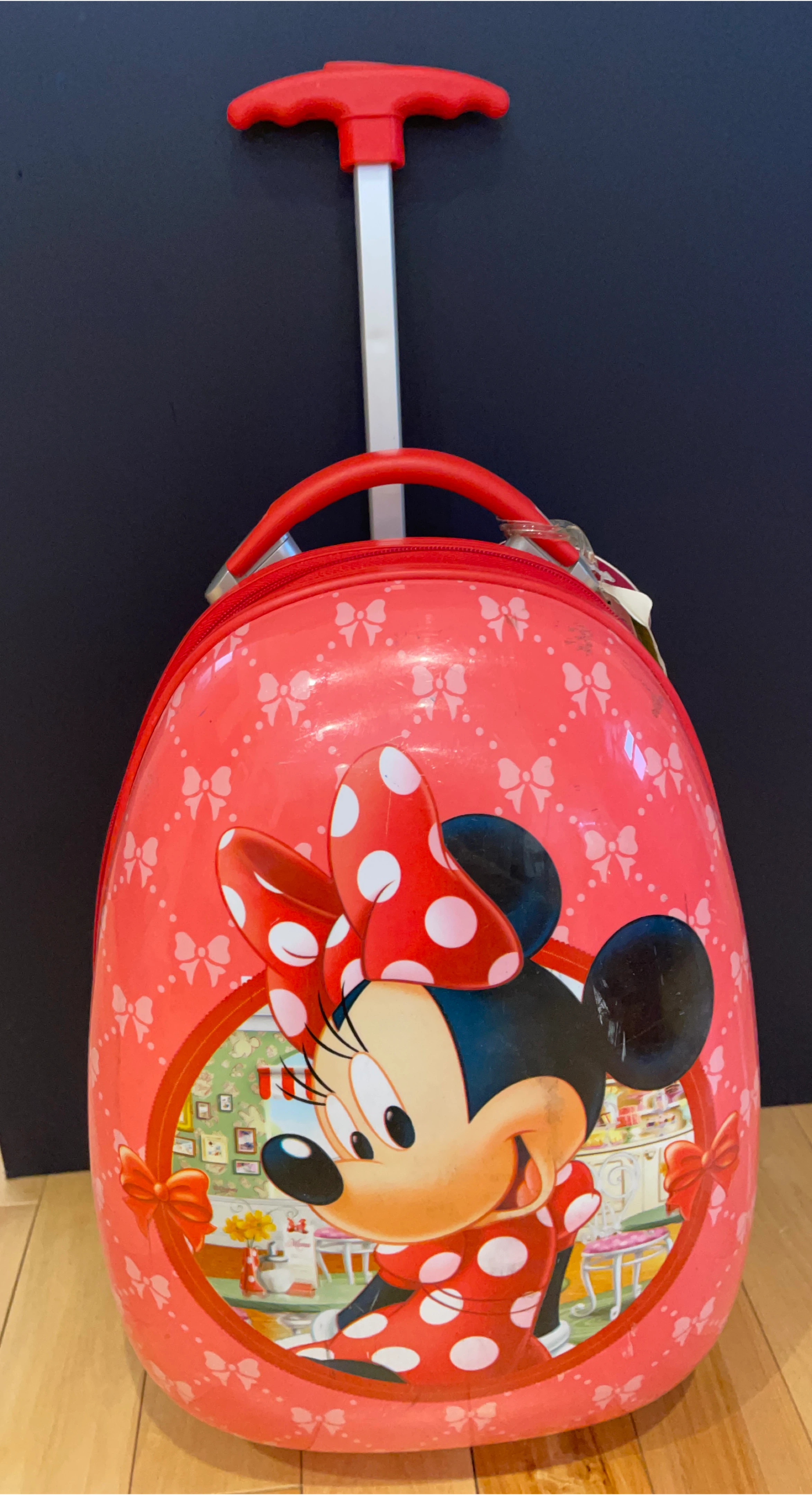 Kids Minnie Mouse Rolling Suitcase