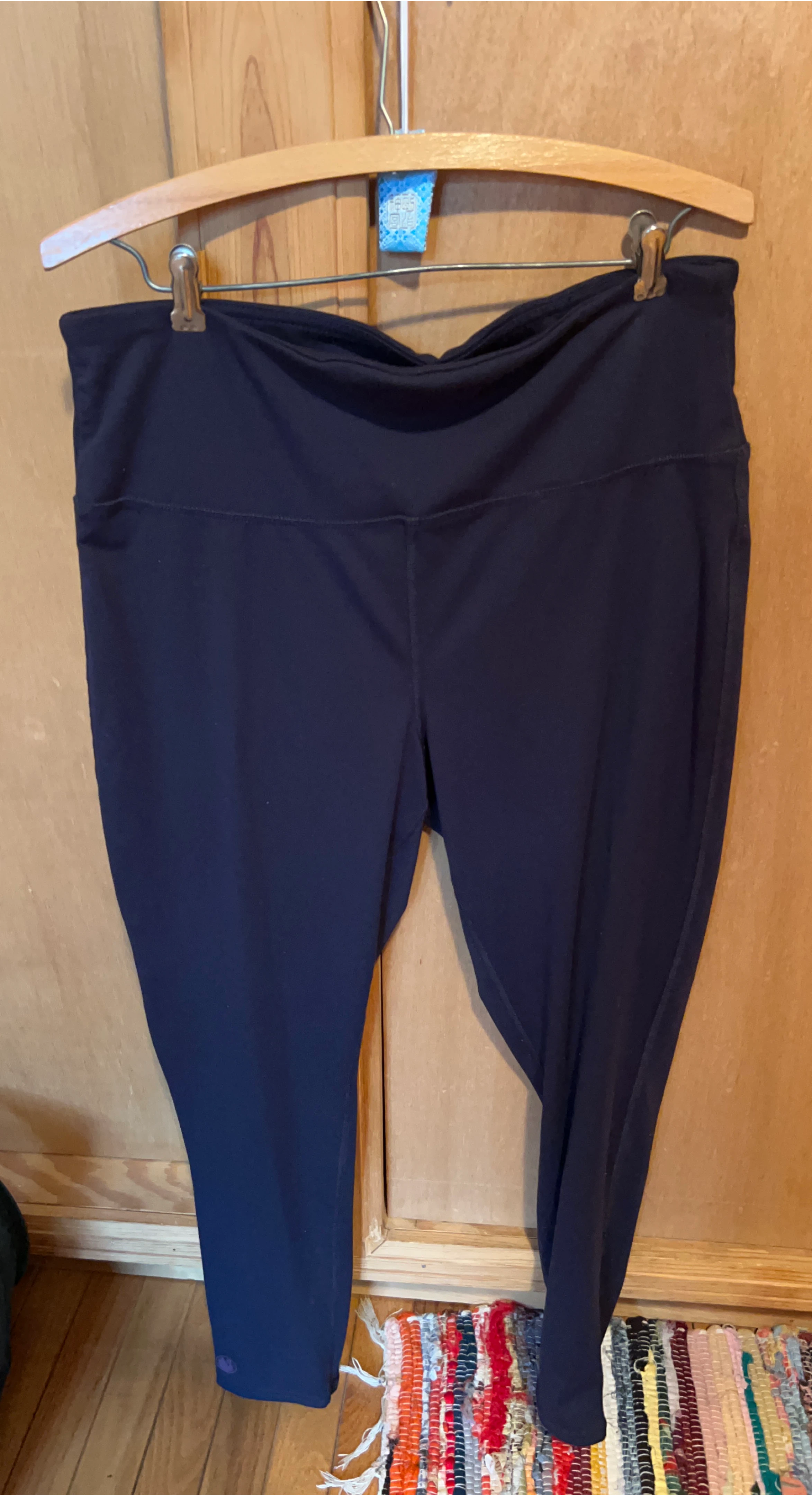 Gloria Vanderbilt Navy Blue Leggings - Size XL