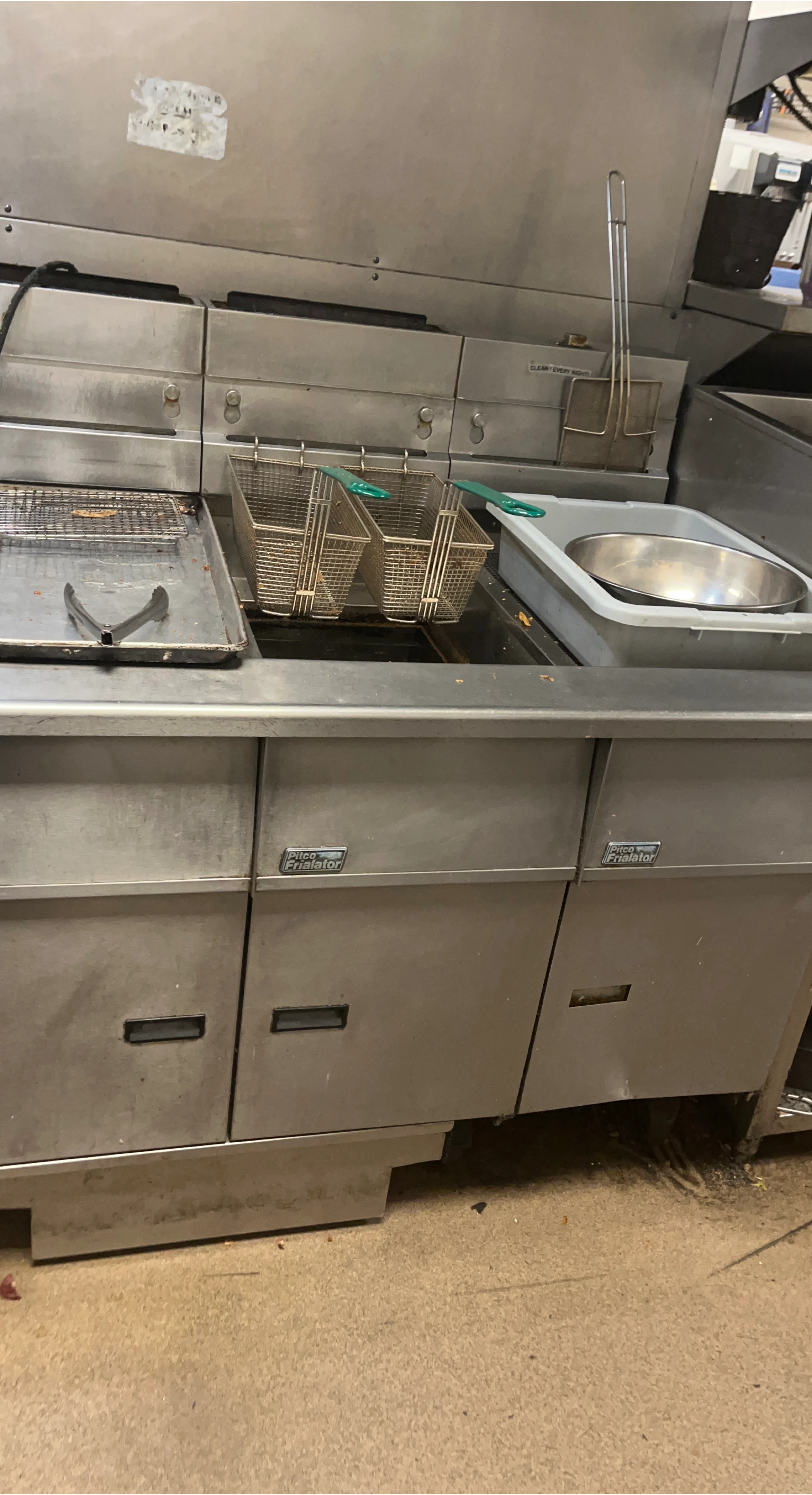 Pitco Fryer Station with Baskets