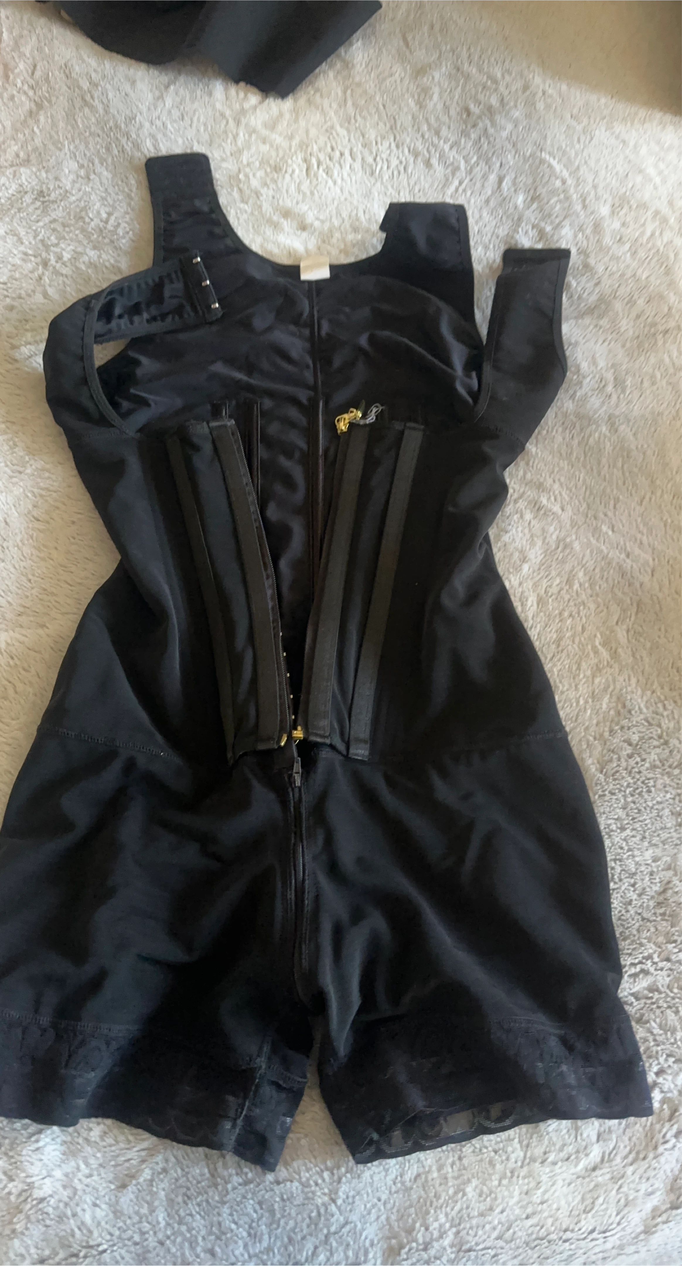 Black Compression Garment Bodysuit