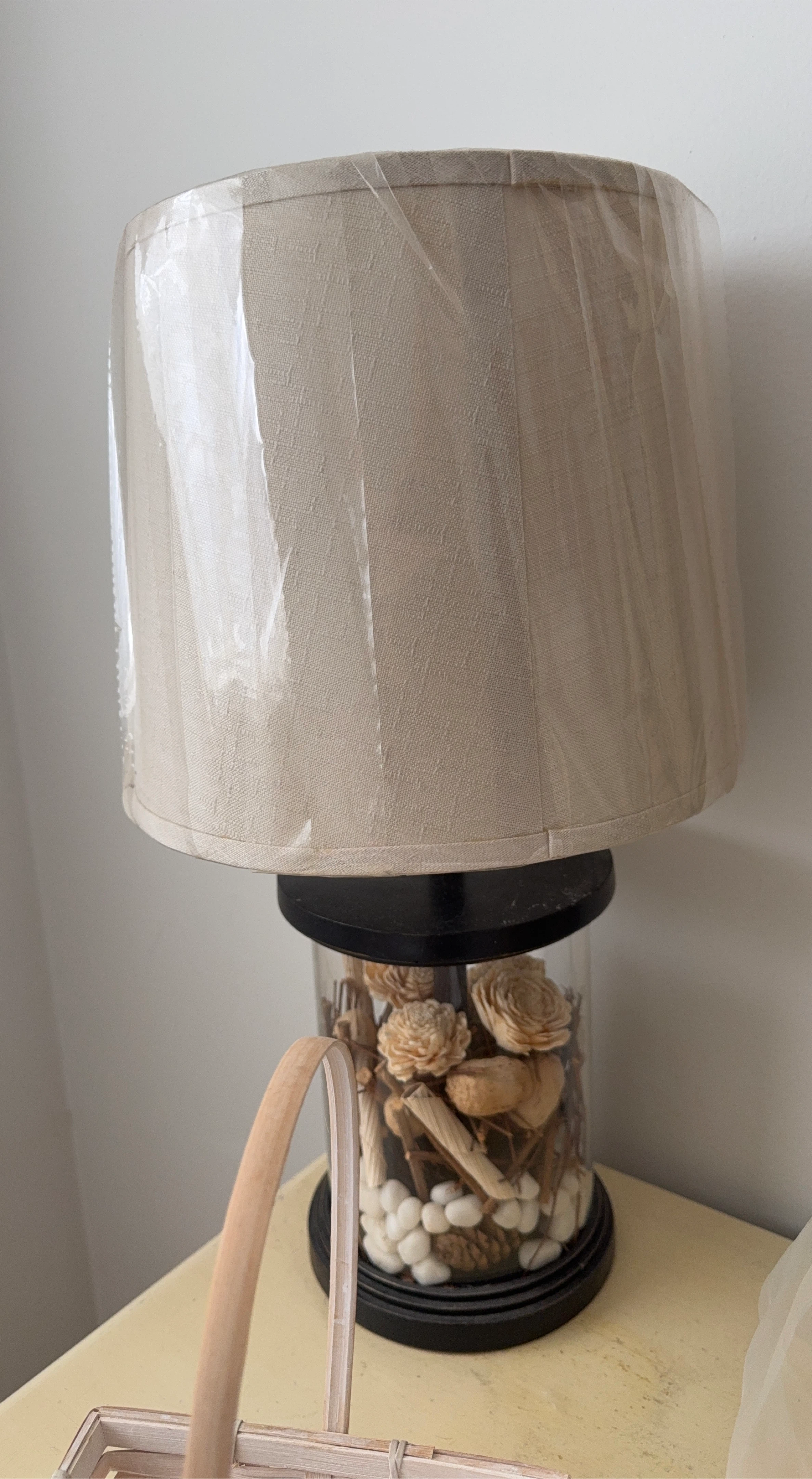 Table Lamp with Decorative Filler