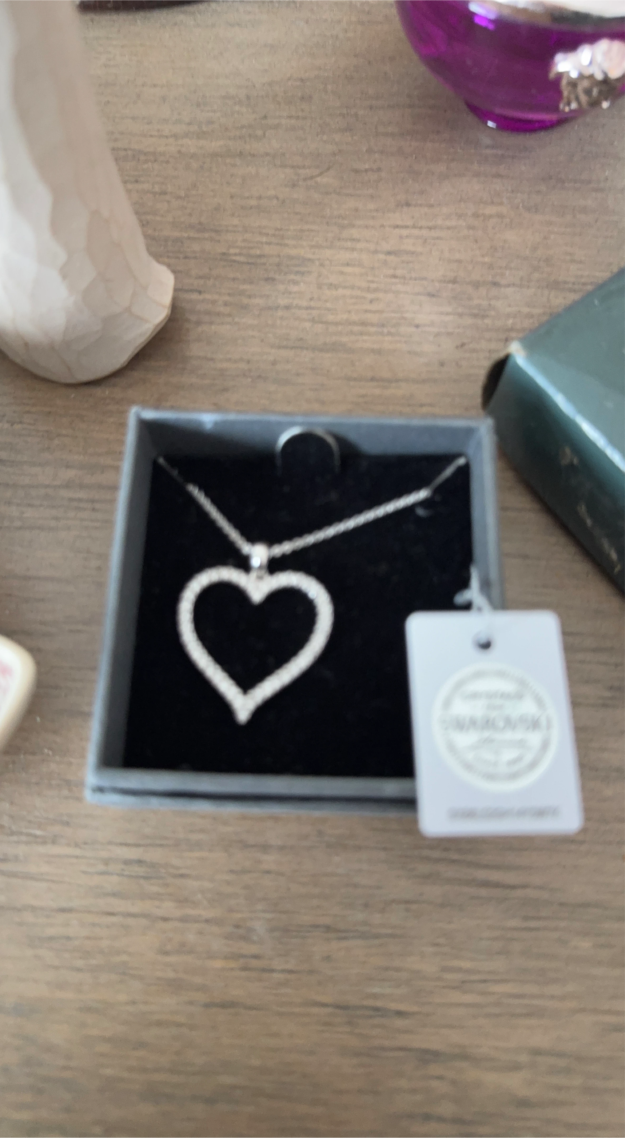 Swarovski Heart Pendant Necklace