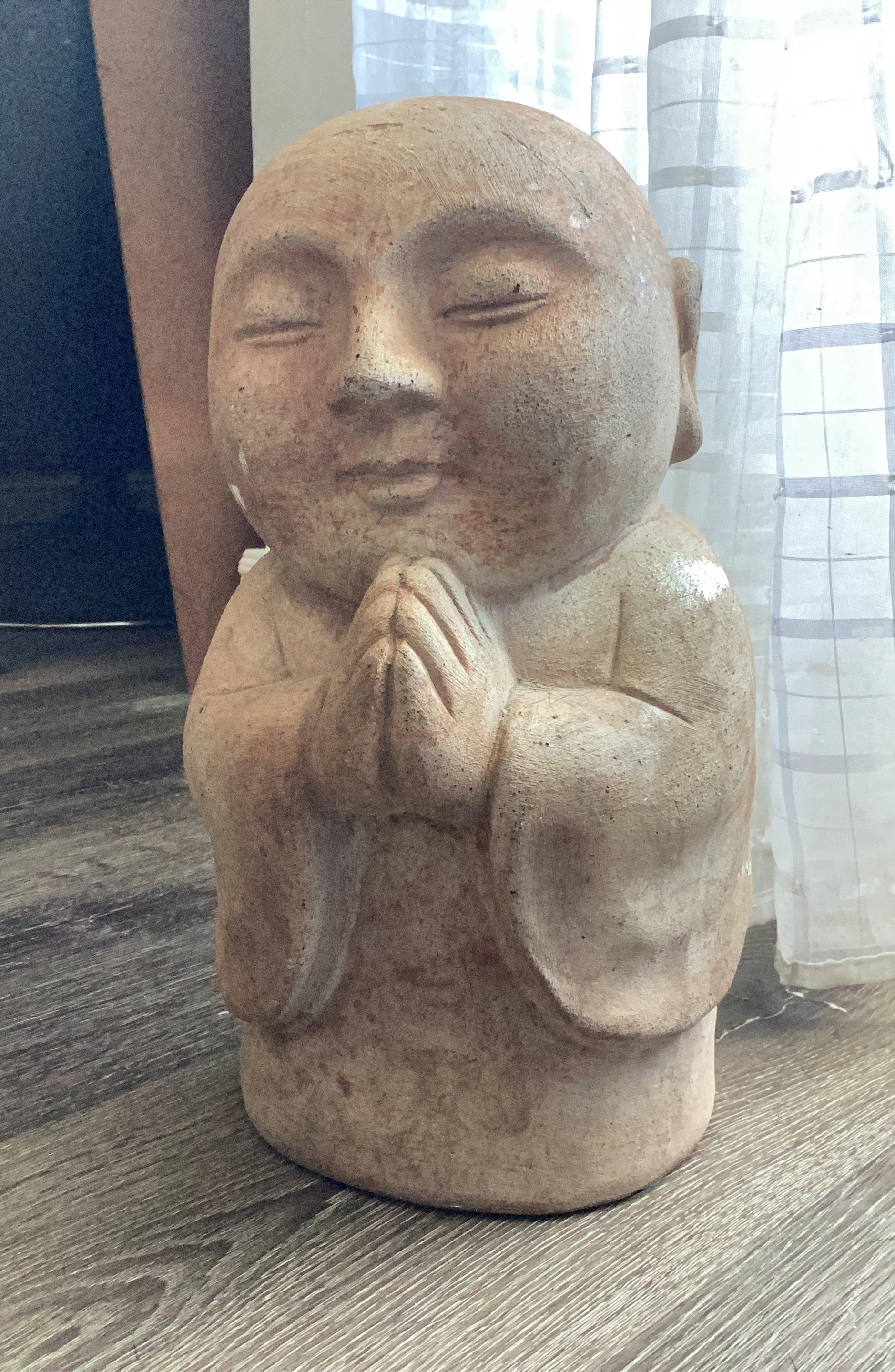 Terracotta Monk Statue