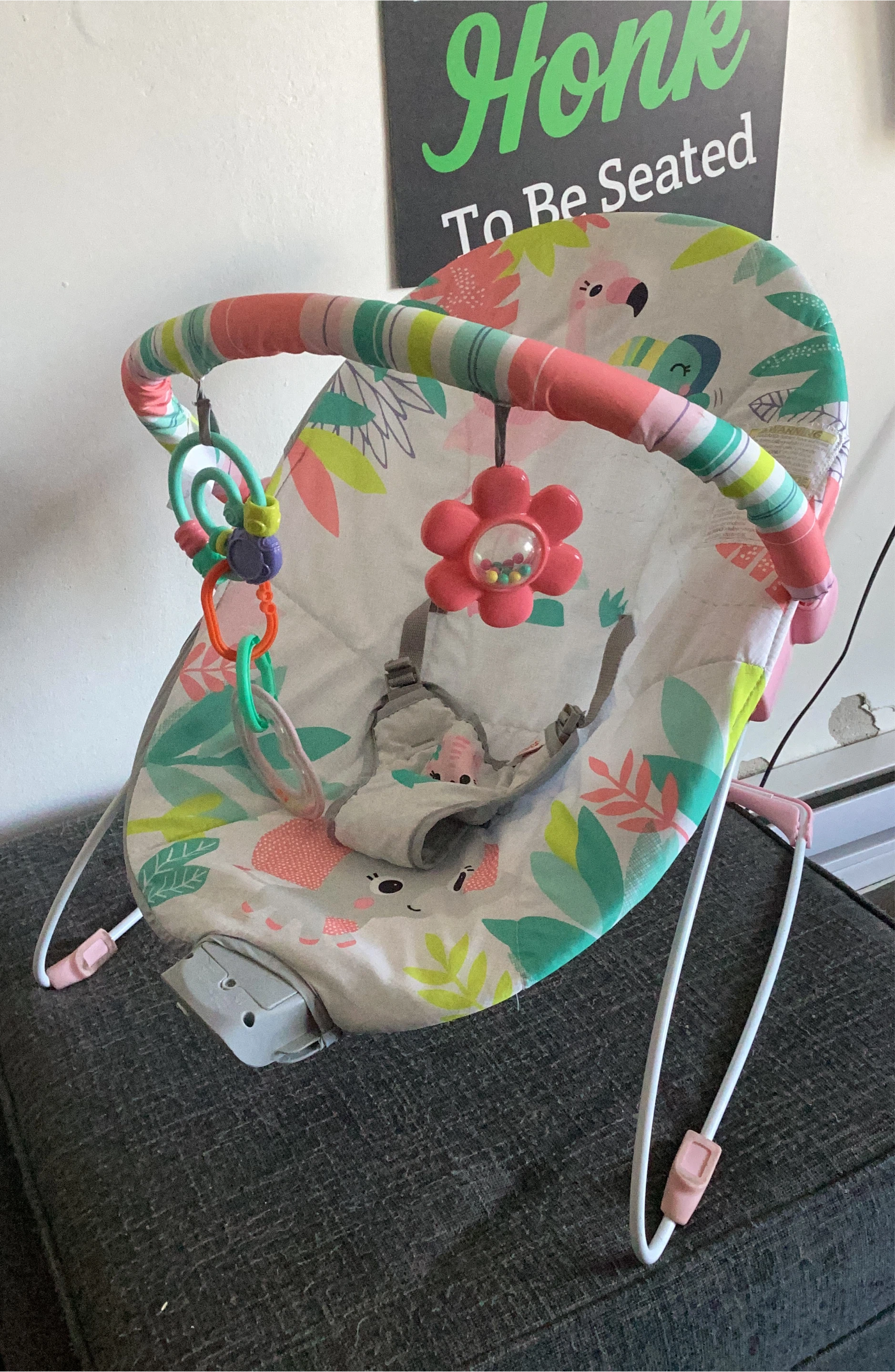 Infant Rocker Seat with Toys