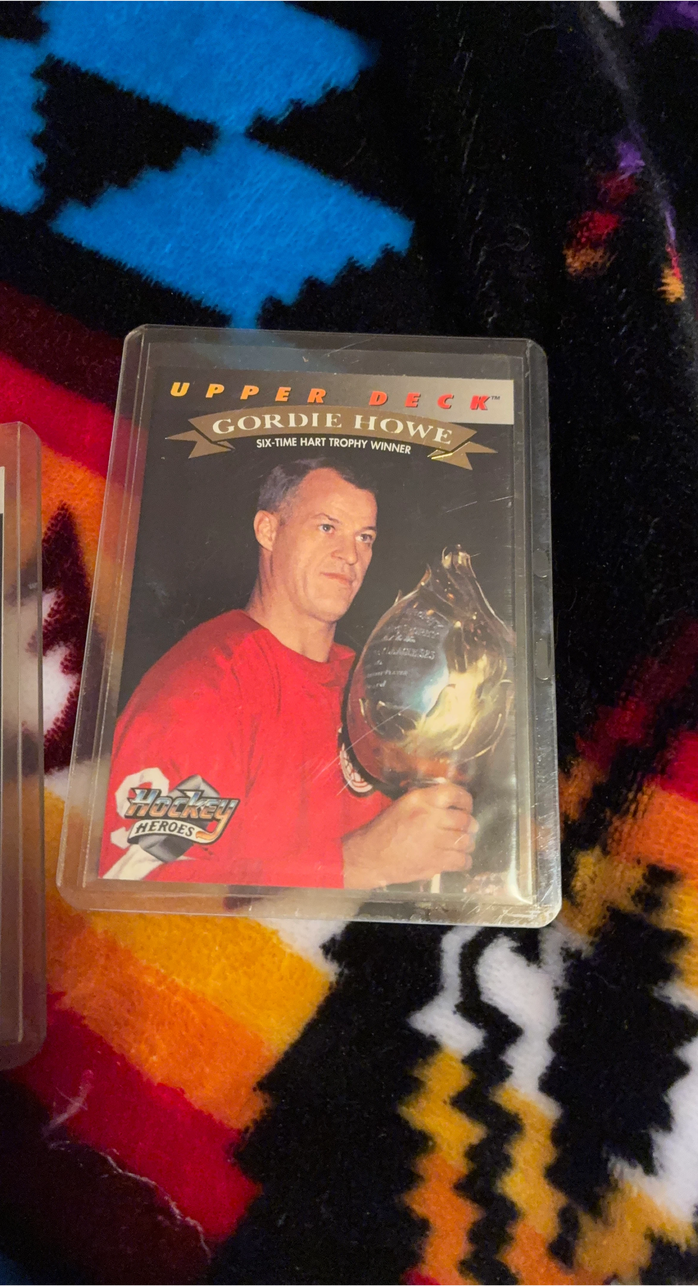 Upper Deck Gordie Howe Hockey Card