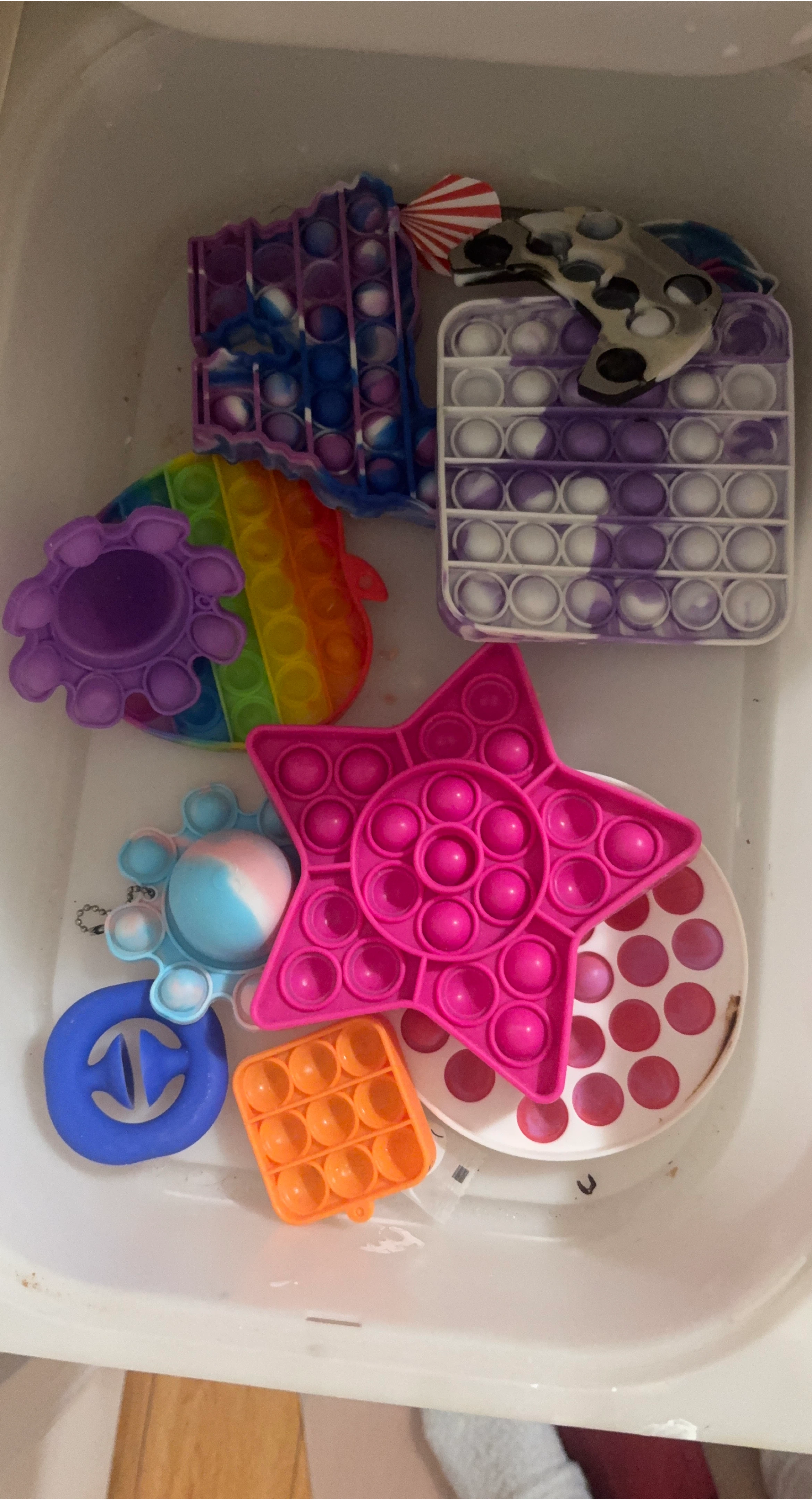 Assorted Fidget Toys - Pop Its, Spinner, and More!