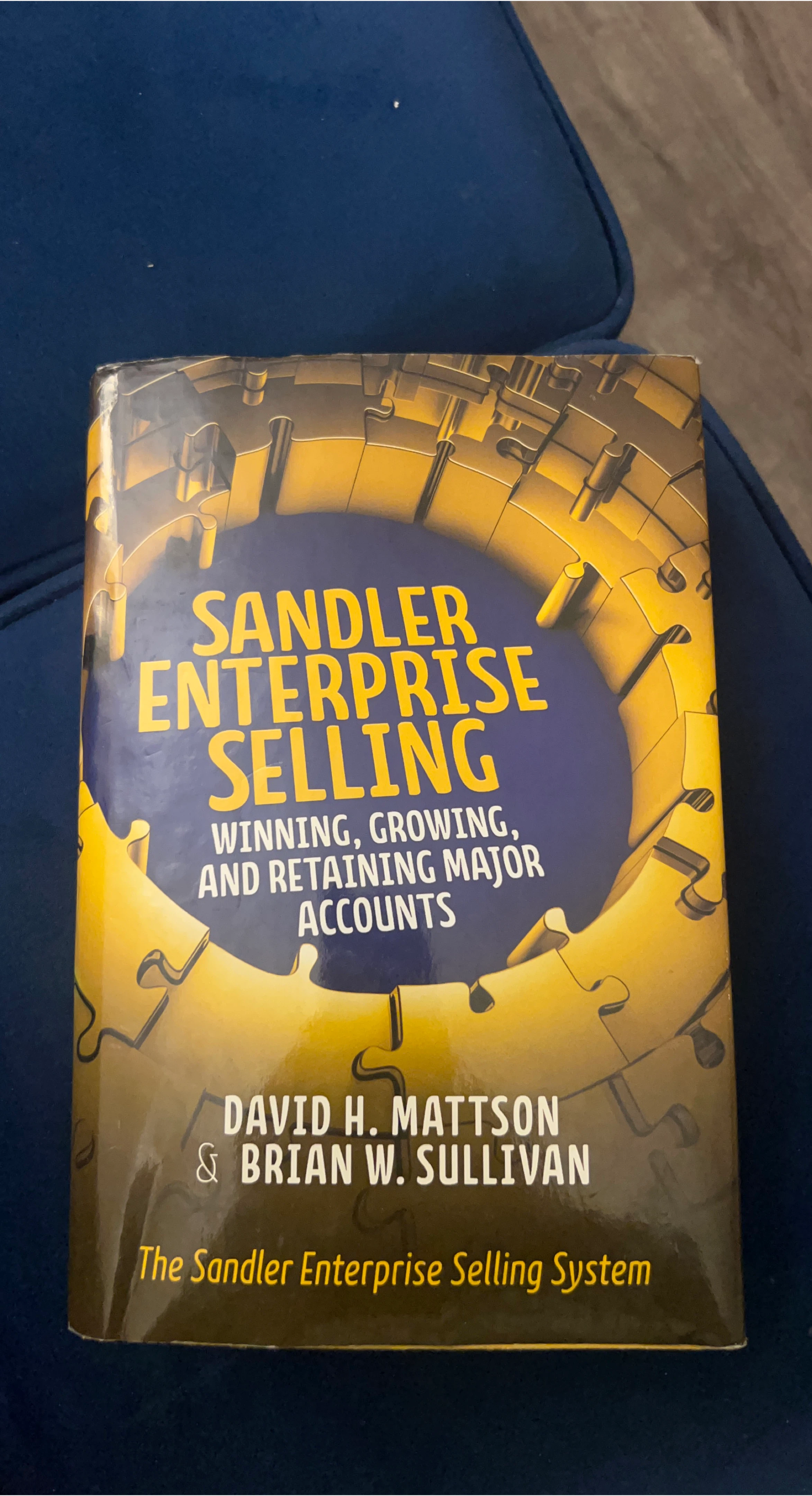 Sandler Enterprise Selling Book