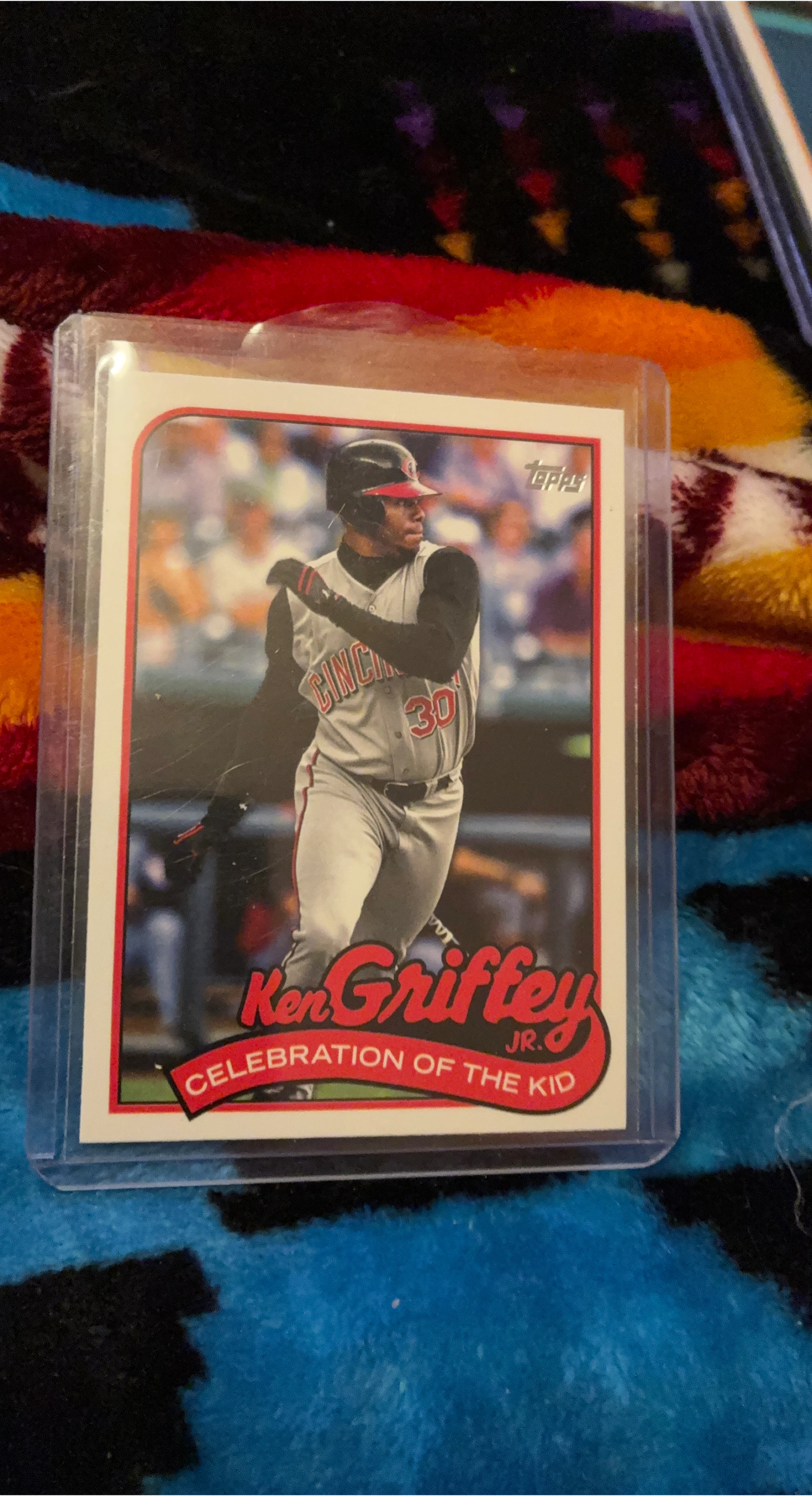 Ken Griffey Jr. "Celebration of the Kid" Baseball Card