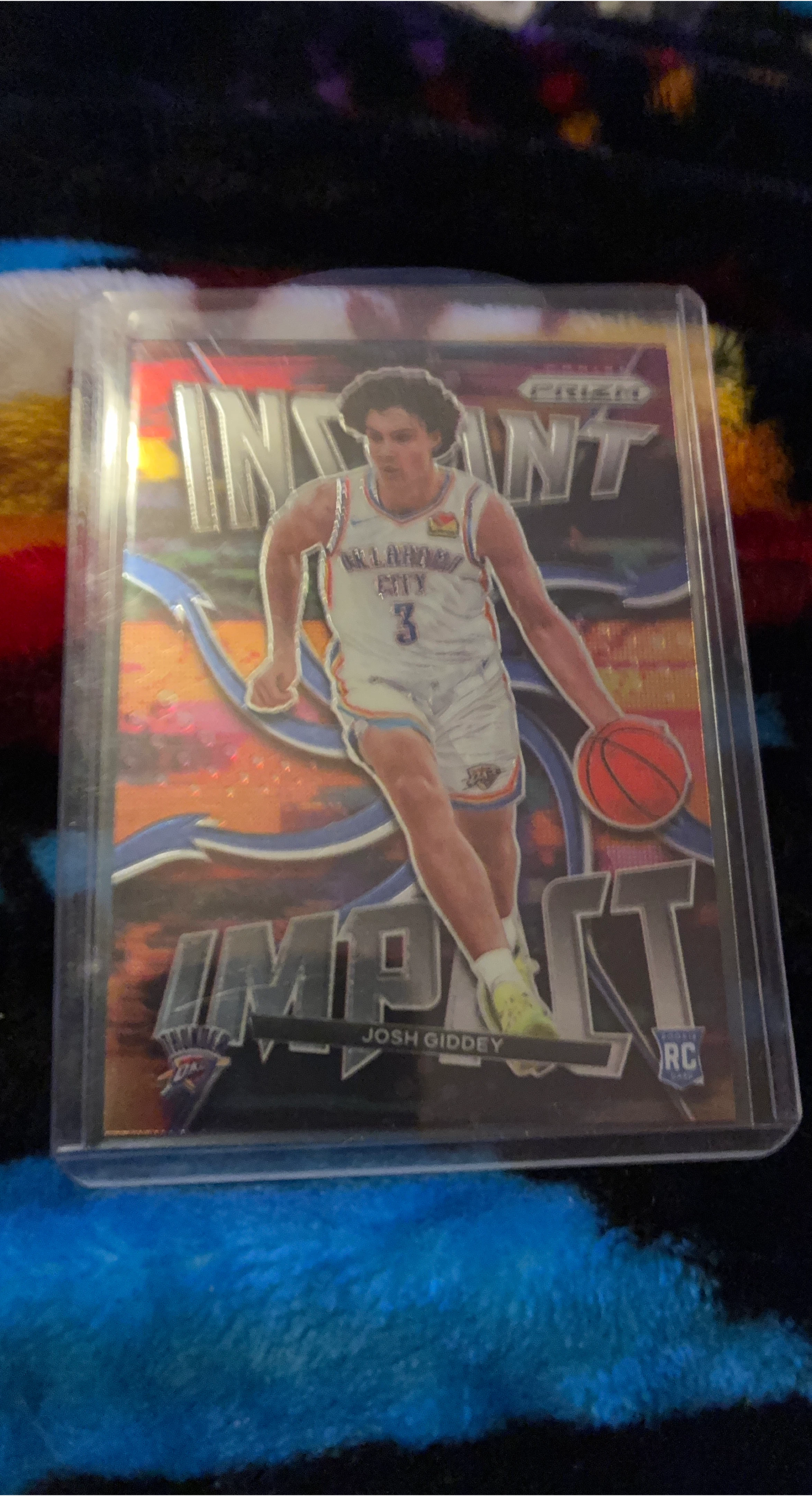 2021-22 Panini Prizm Josh Giddey RC Impact Basketball Card