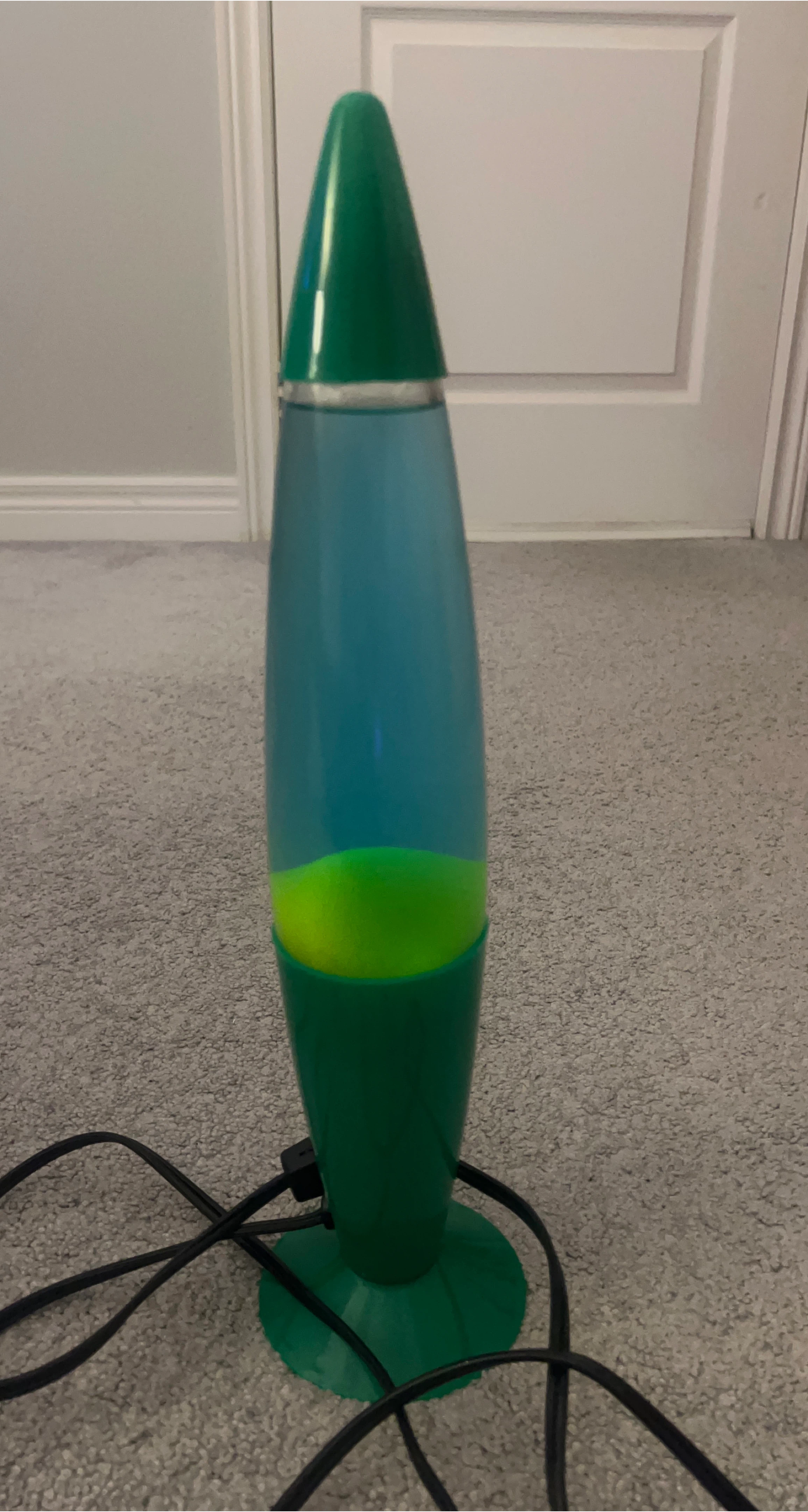 Green and Blue Lava Lamp
