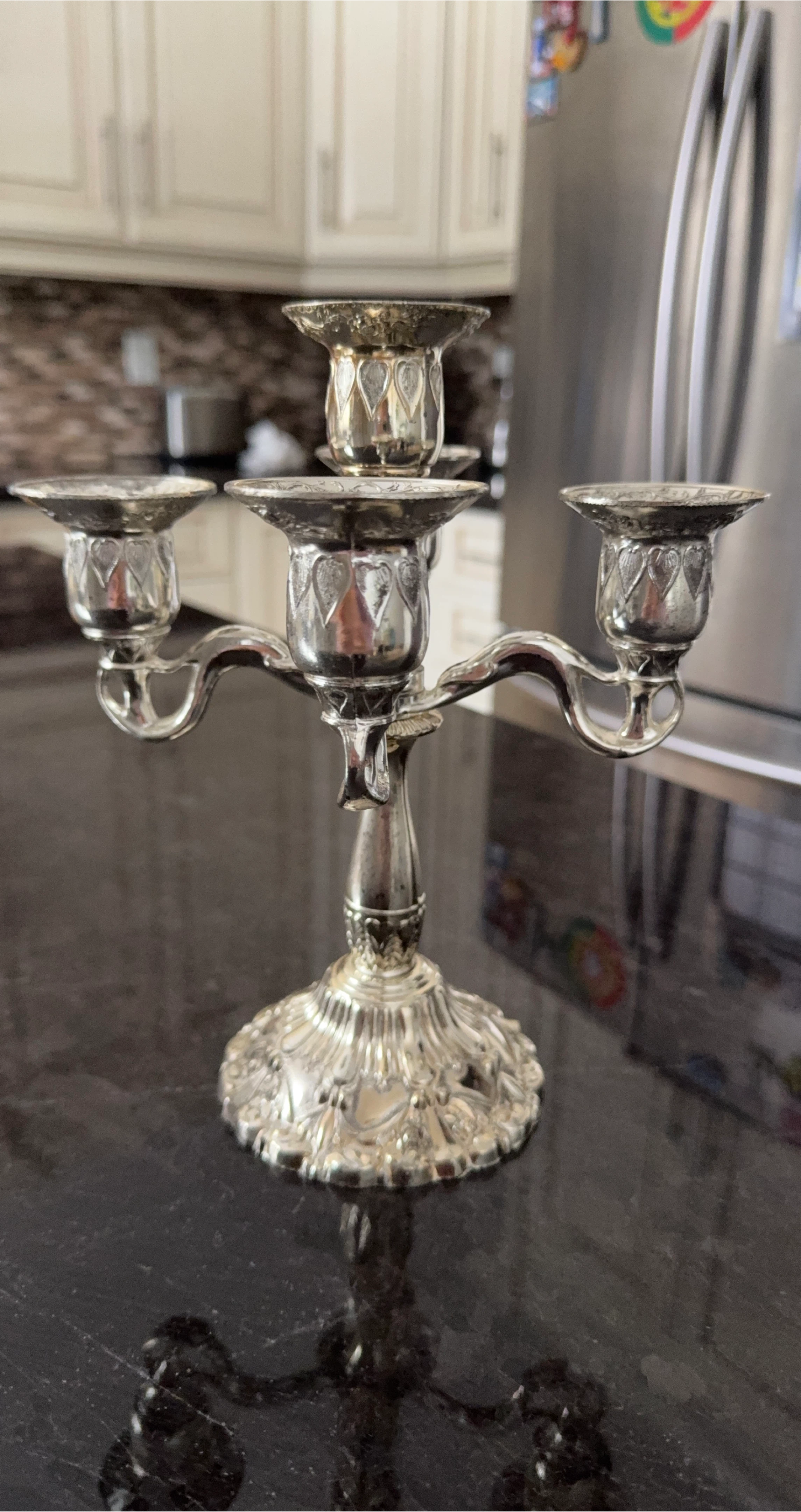Silver Plated Candelabra
