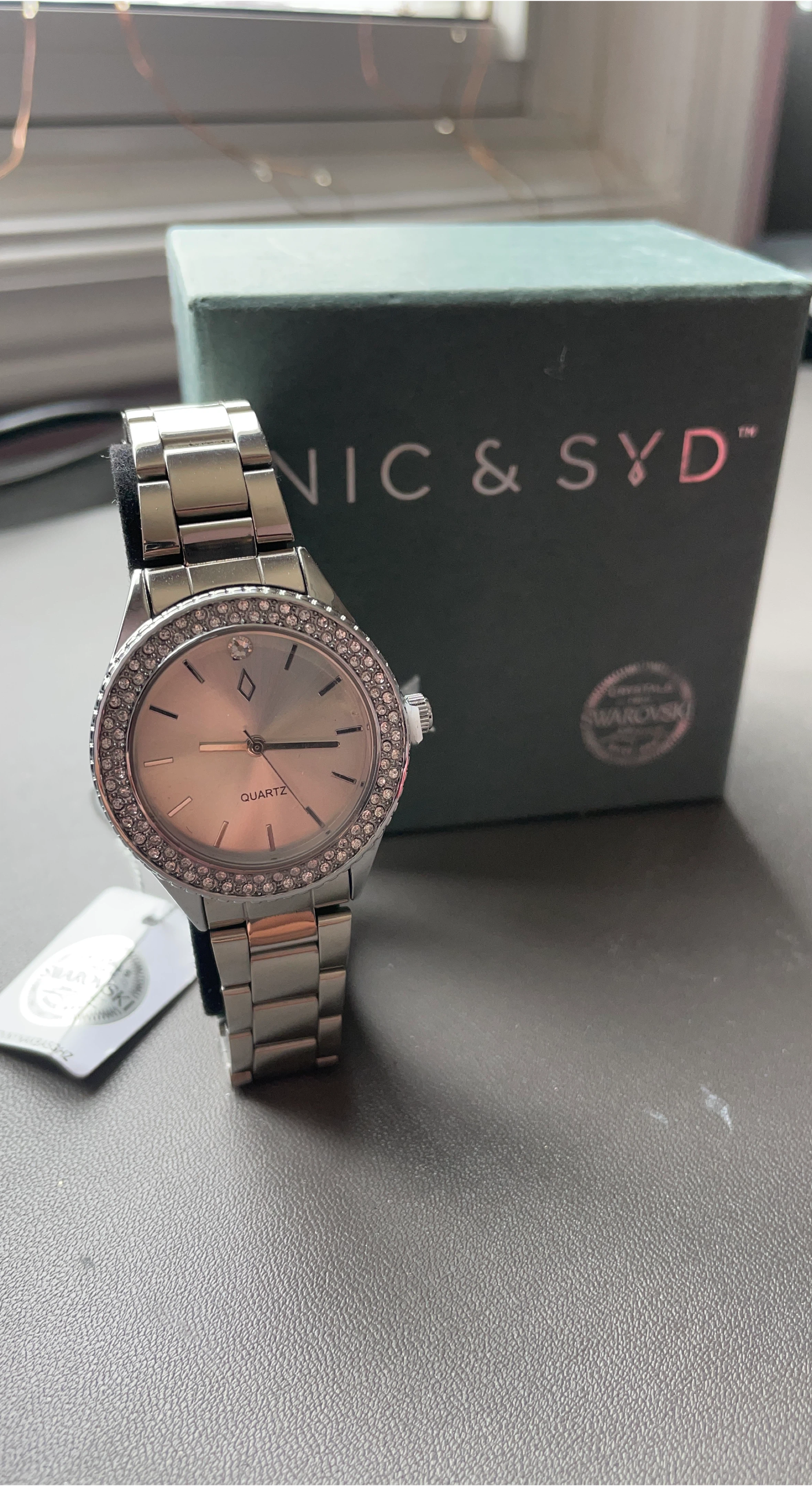 NIC & SYD Women's Quartz Watch with Swarovski Crystals