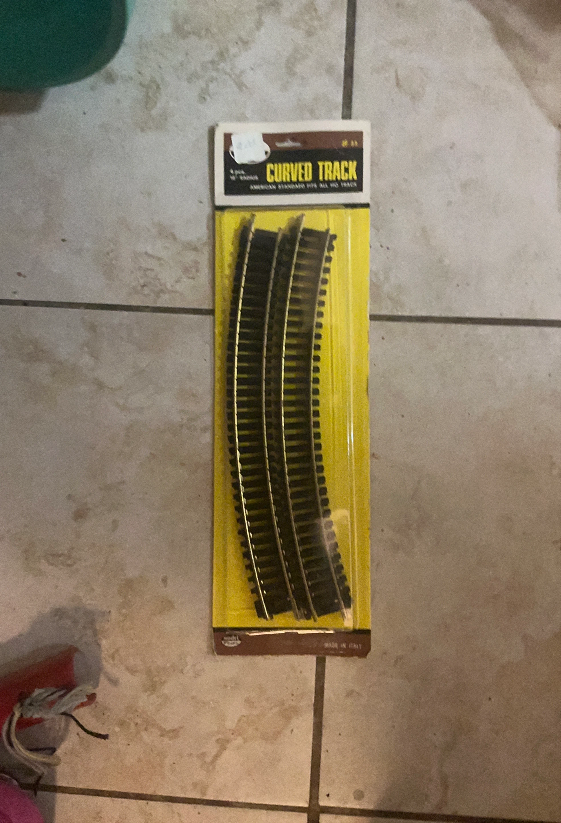 3 pcs Curved Track for Model Trains