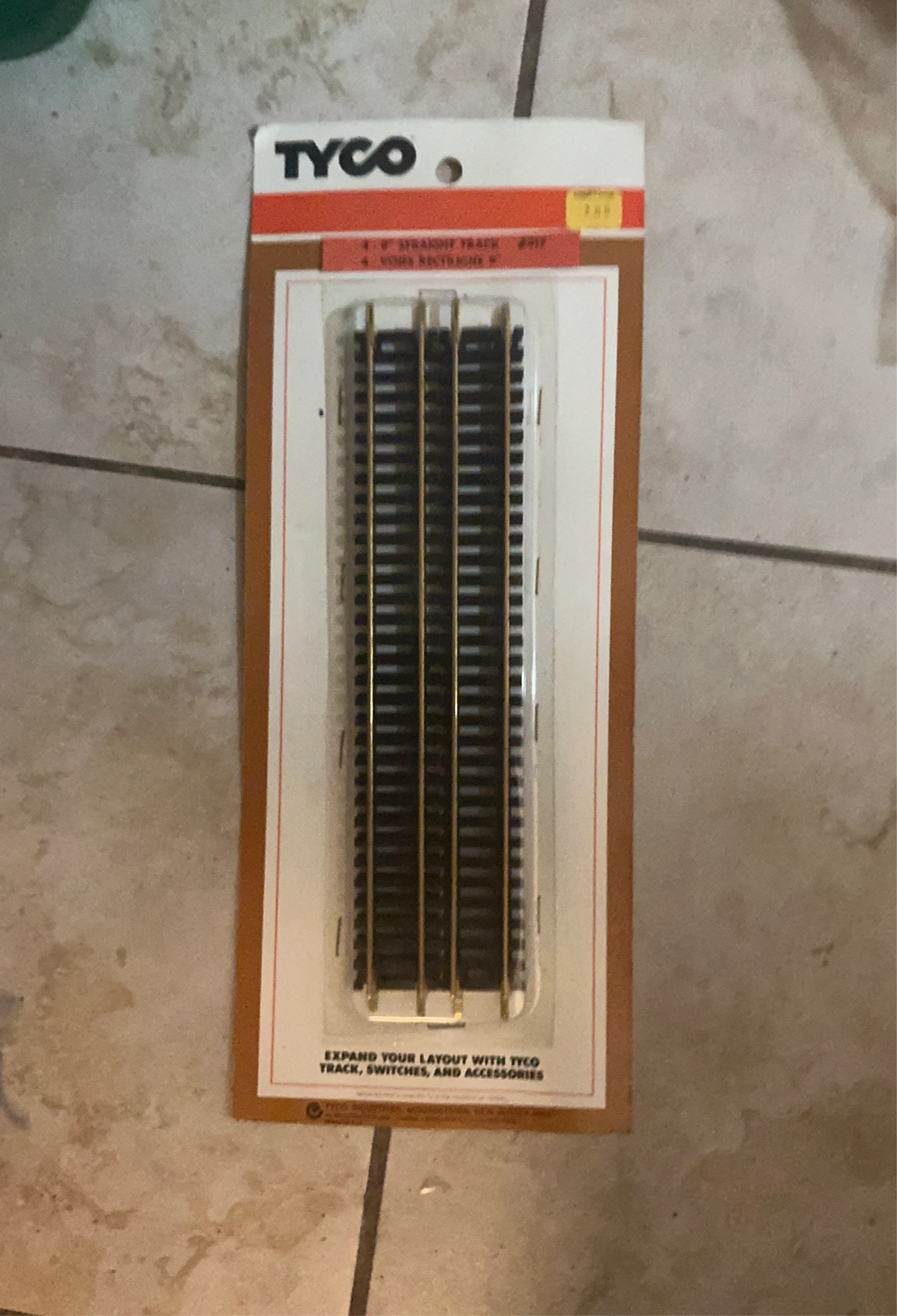 Tyco 4" Straight Track 4-8117