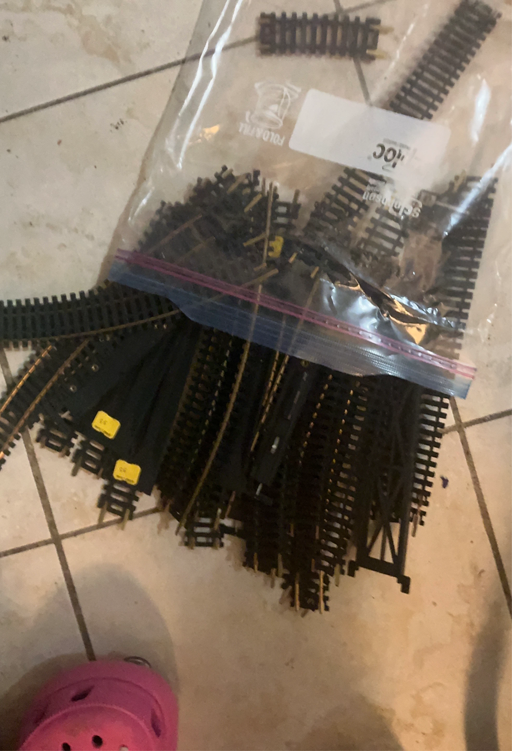 Model Train Track Pieces