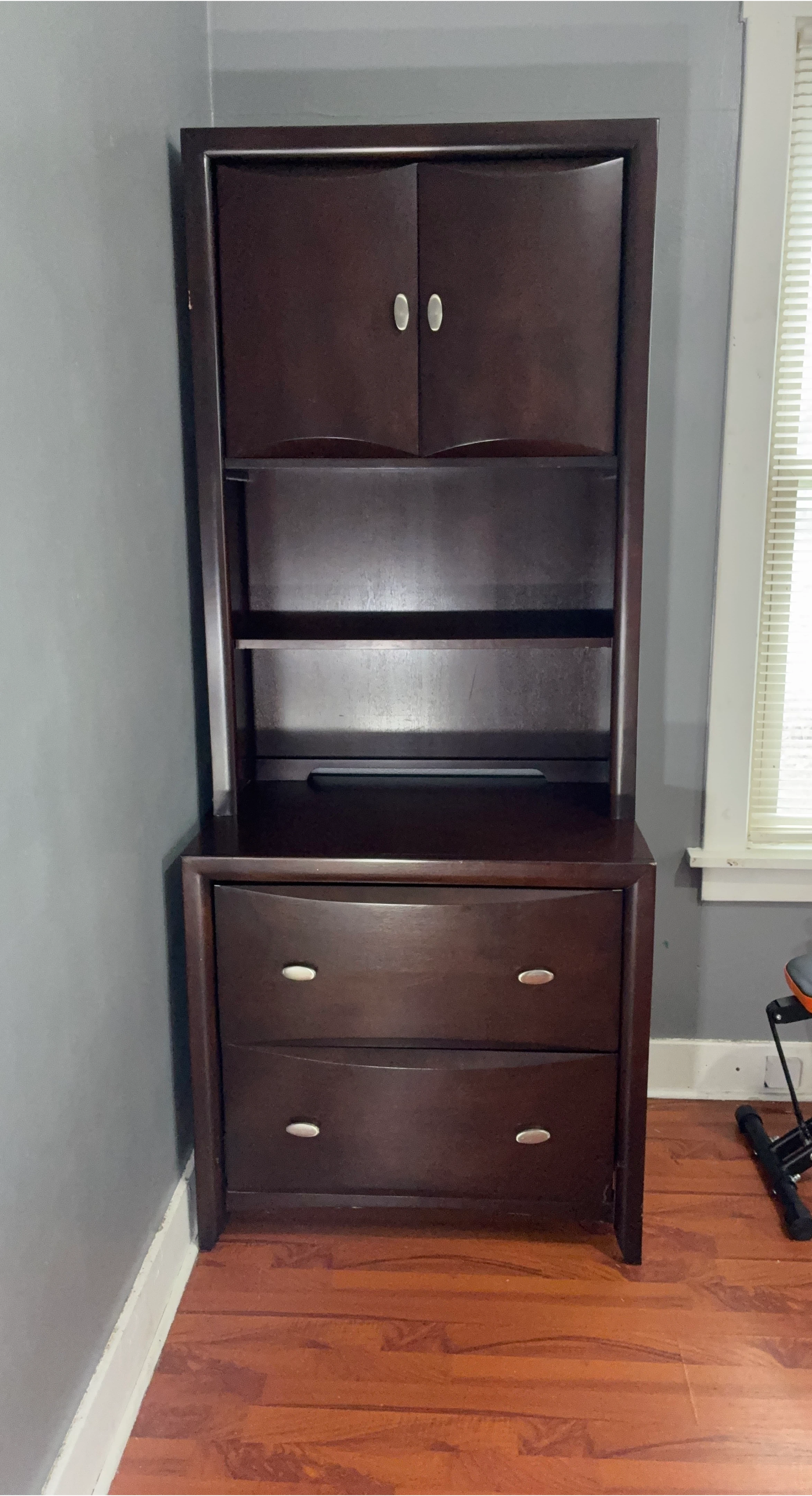 Dresser with Hutch and Cabinet