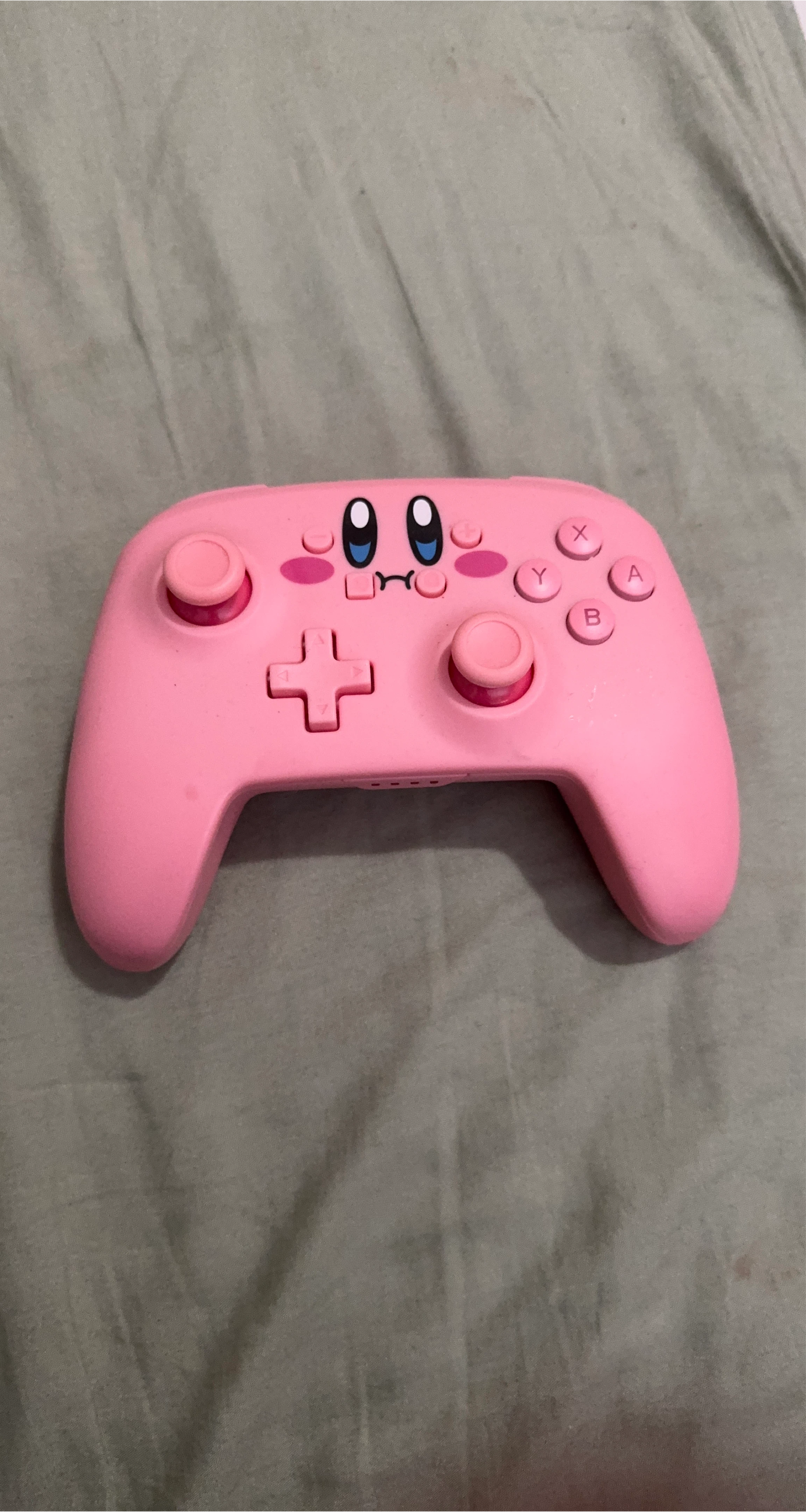 Pink Kirby Switch Controller