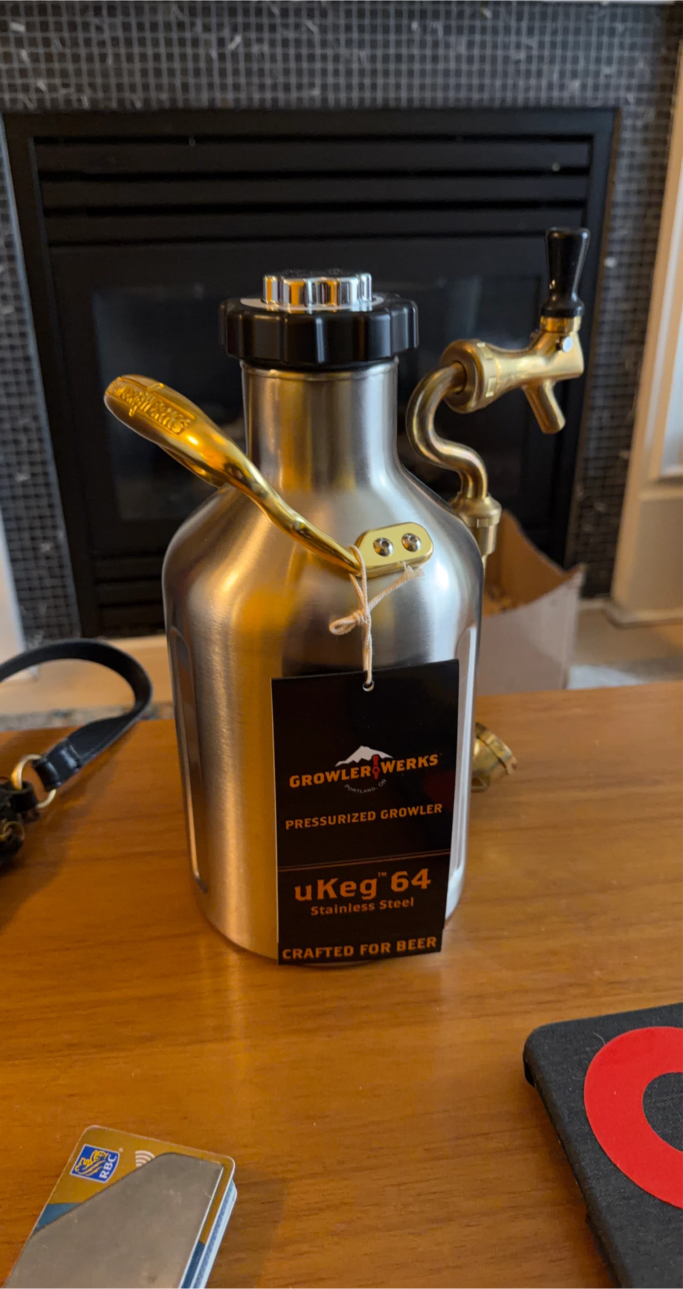 GrowlerWerks uKeg 64 Stainless Steel Pressurized Growler