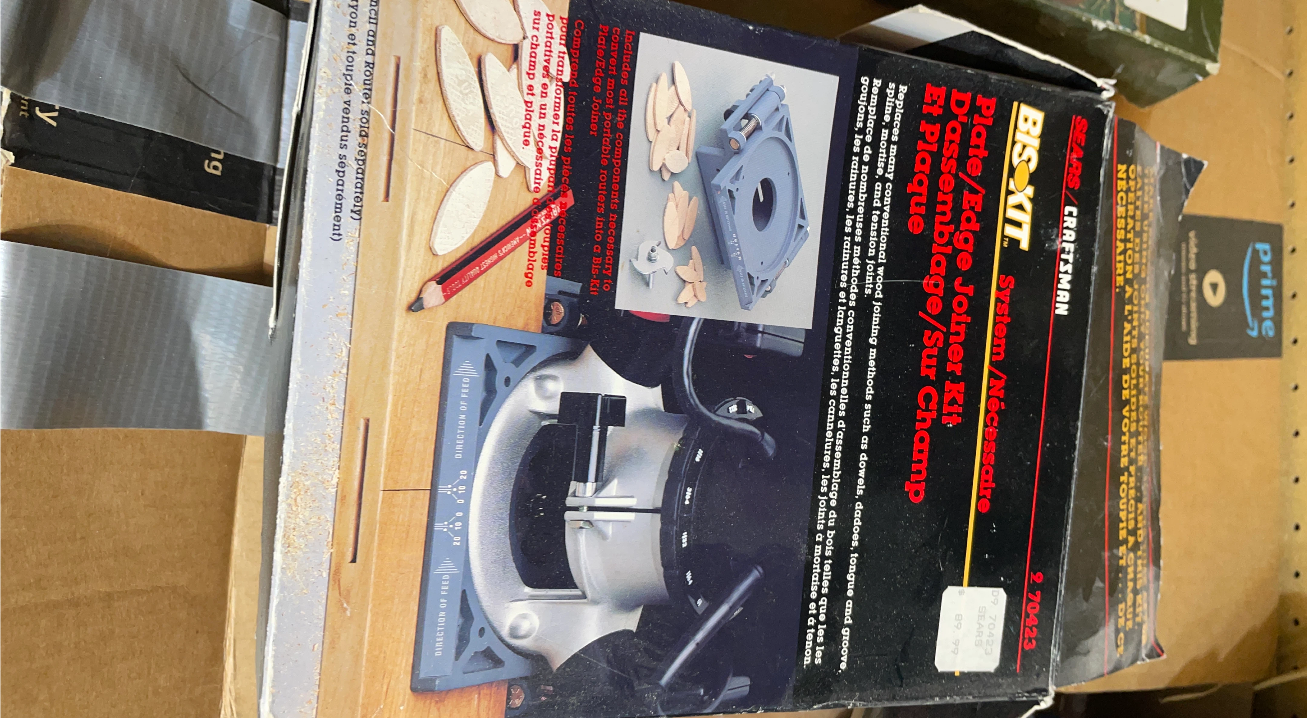 Sears Craftsman Bis-Kit Plate/Edge Joiner System