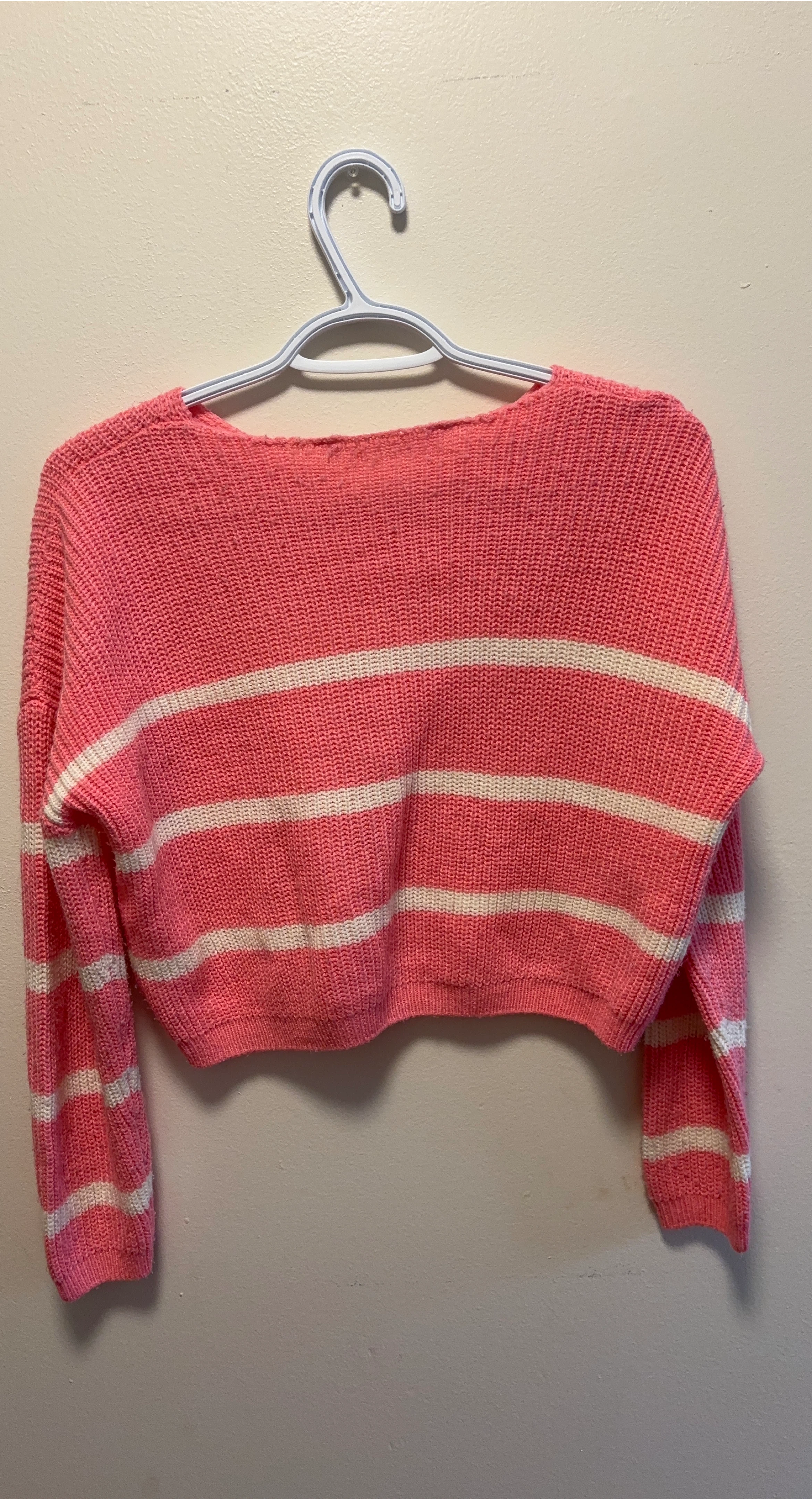 UKIDS Pink Striped Sweater - M/M (10/12)