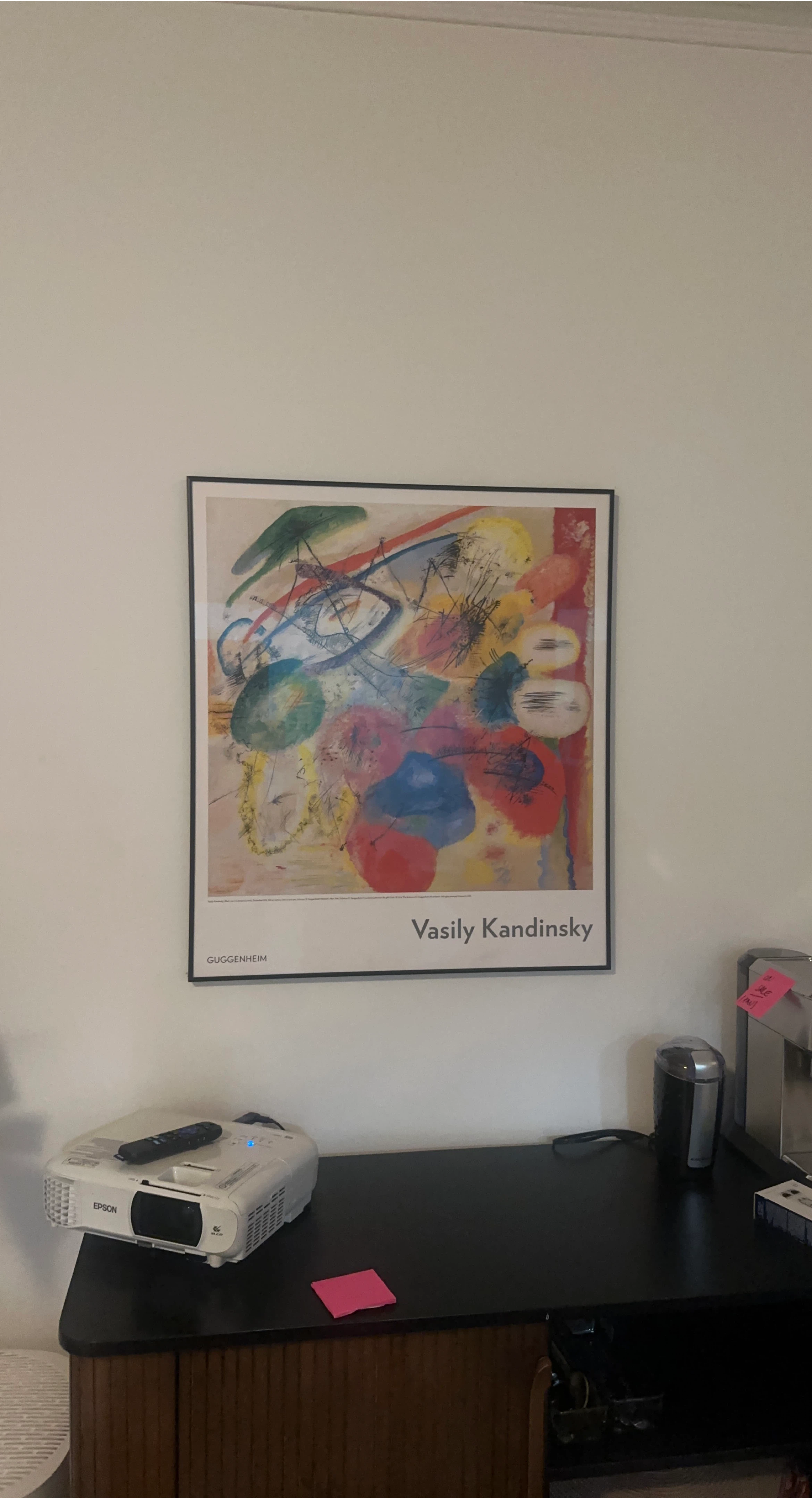 Framed Vasily Kandinsky Art Print (Guggenheim)
