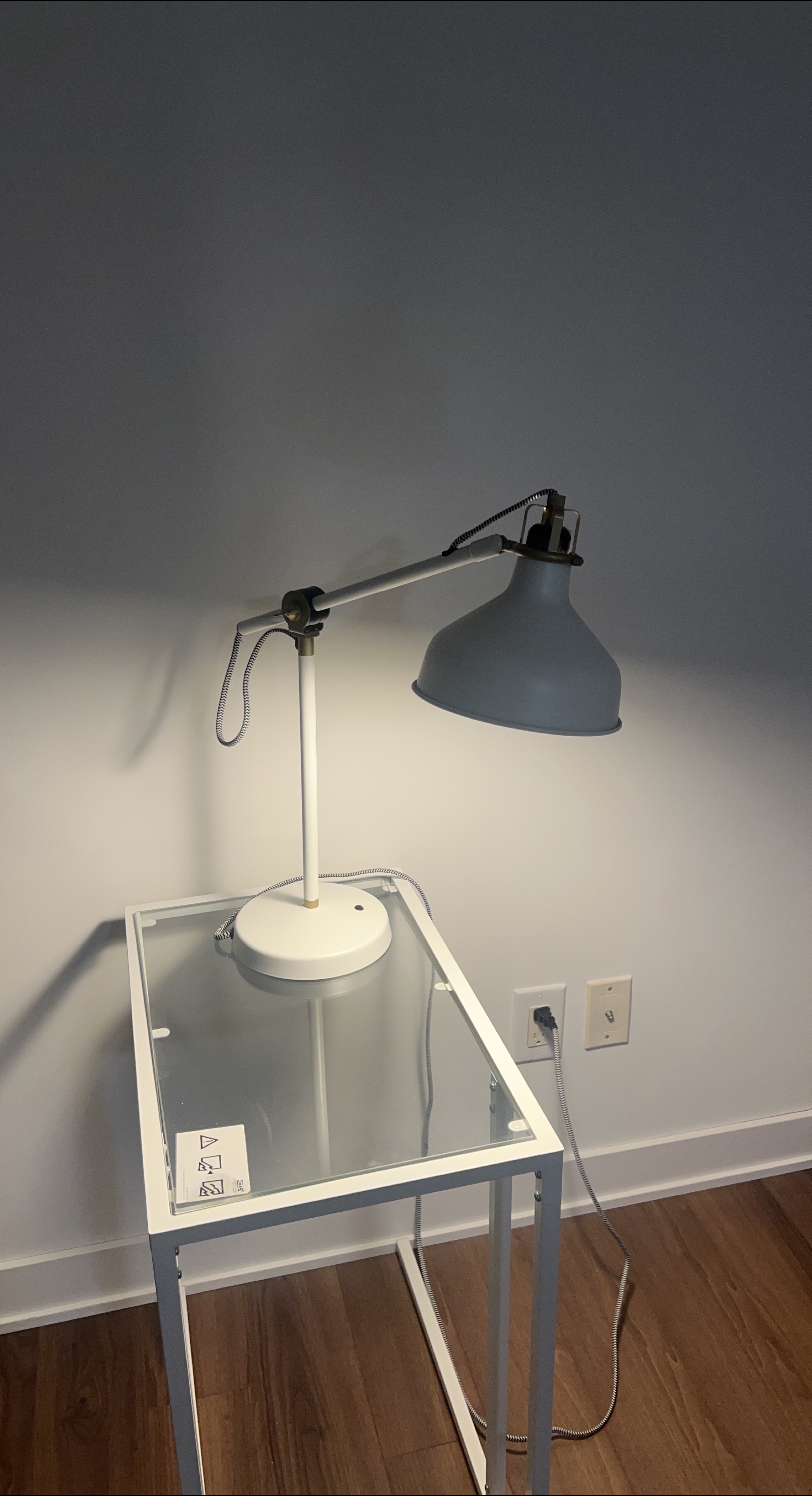 IKEA White Adjustable Desk Lamp